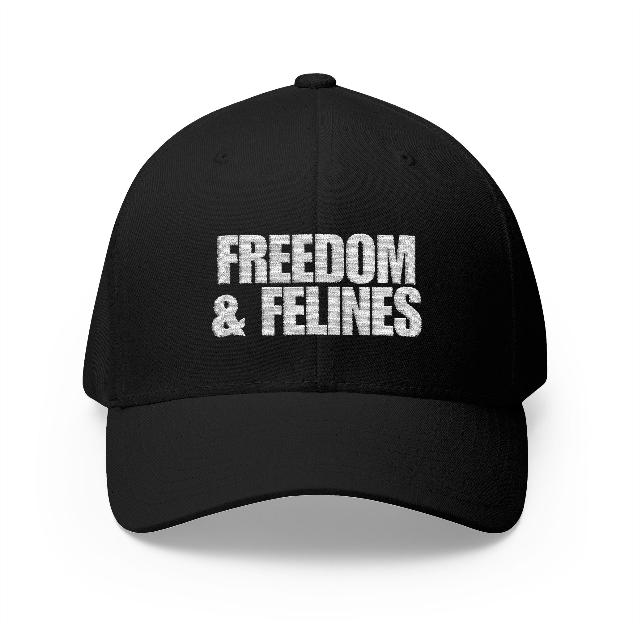 Freedom & Felines Camo Cap - Structured Embroidered Hat for Cat Lovers - Hats, Baseball & Trucker - EpiAl's Shop