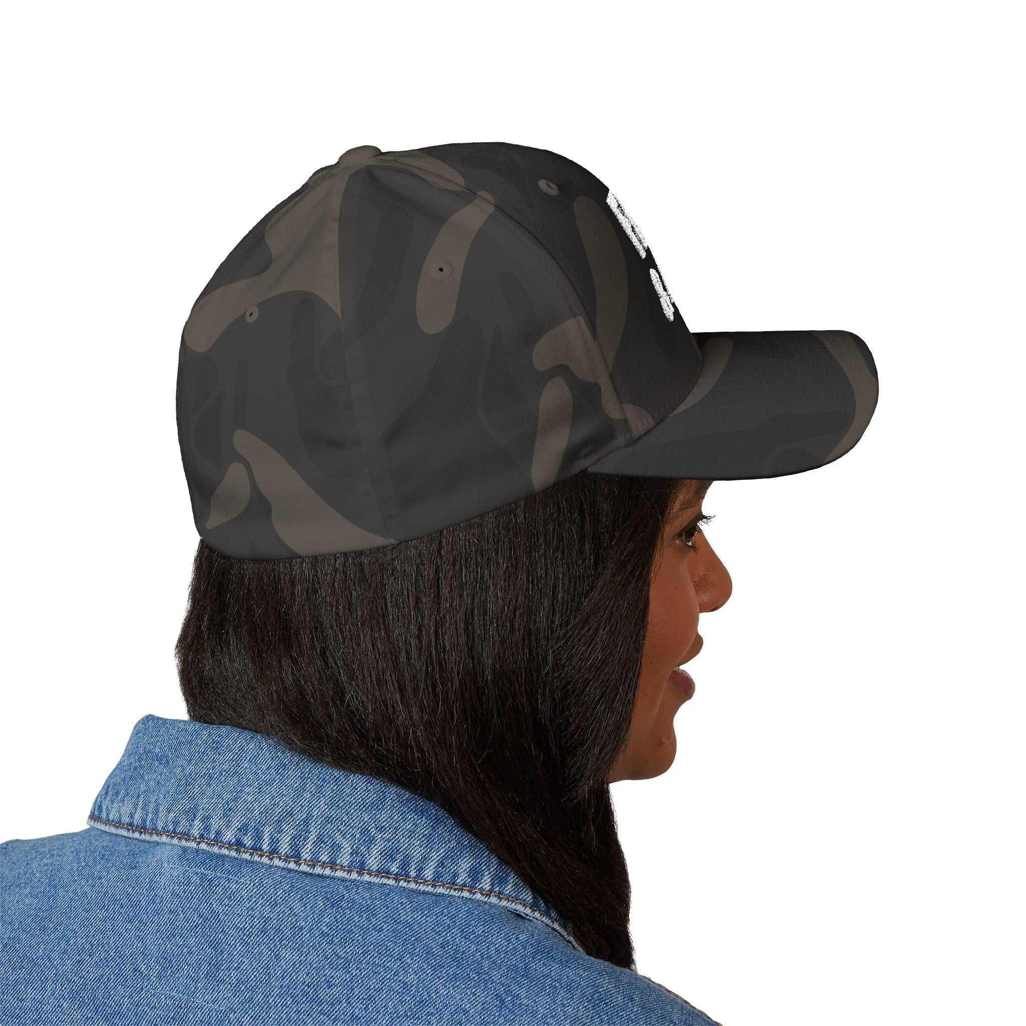 Freedom & Felines Camo Cap - Structured Embroidered Hat for Cat Lovers - Hats, Baseball & Trucker - EpiAl's Shop