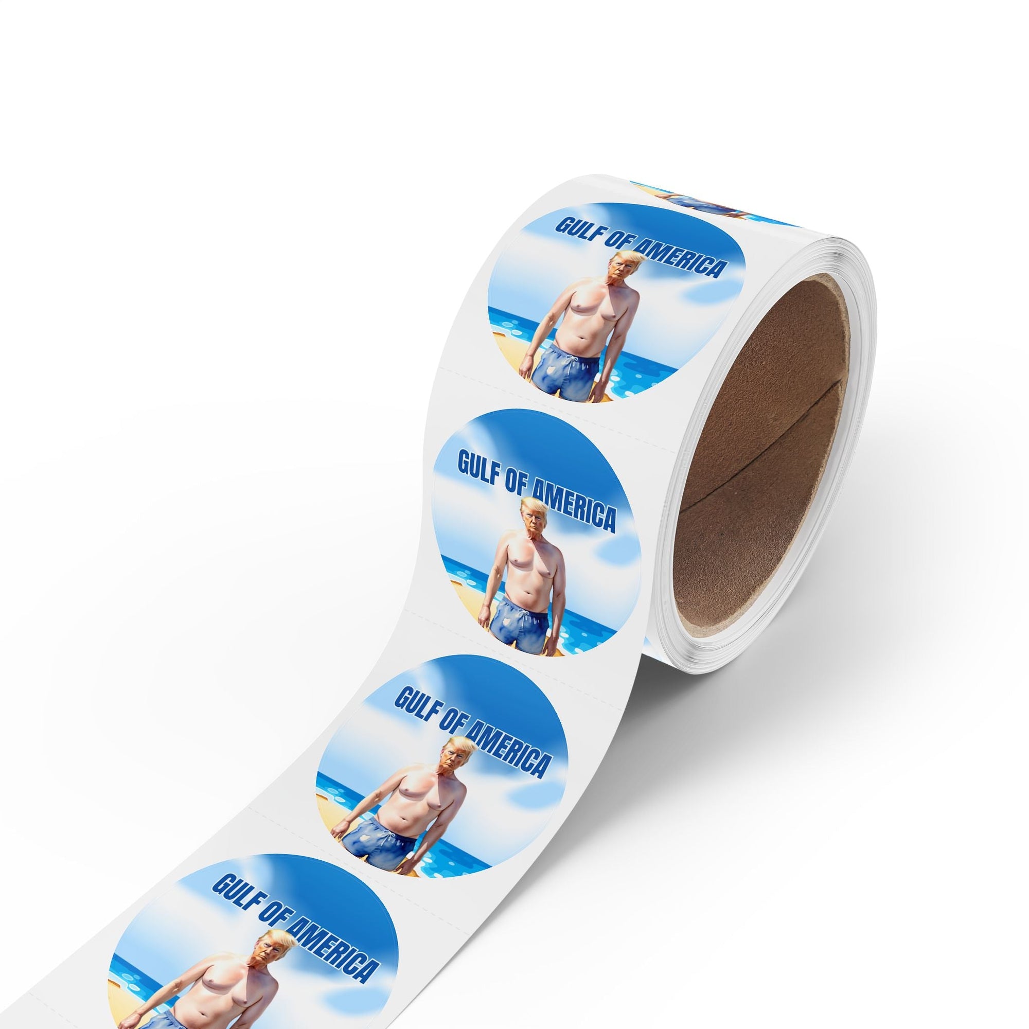 Fun American Gulf Sticker Roll - Beach Summer - Paper Products, Stickers - EpiAl's Shop