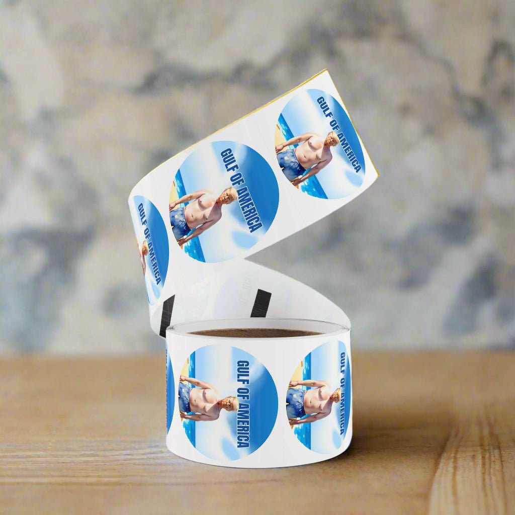 Fun American Gulf Sticker Roll - Beach Summer - Paper Products, Stickers - EpiAl's Shop