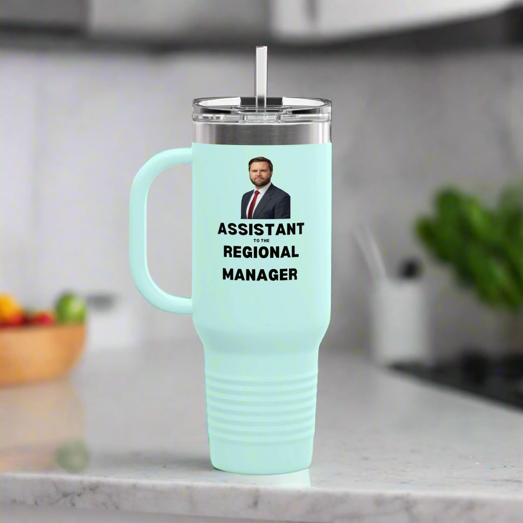 Funny Assistant to the Regional Manager Travel Mug - 40oz Insulated Drinkware - Drinkware, Travel Mugs - EpiAl's Shop