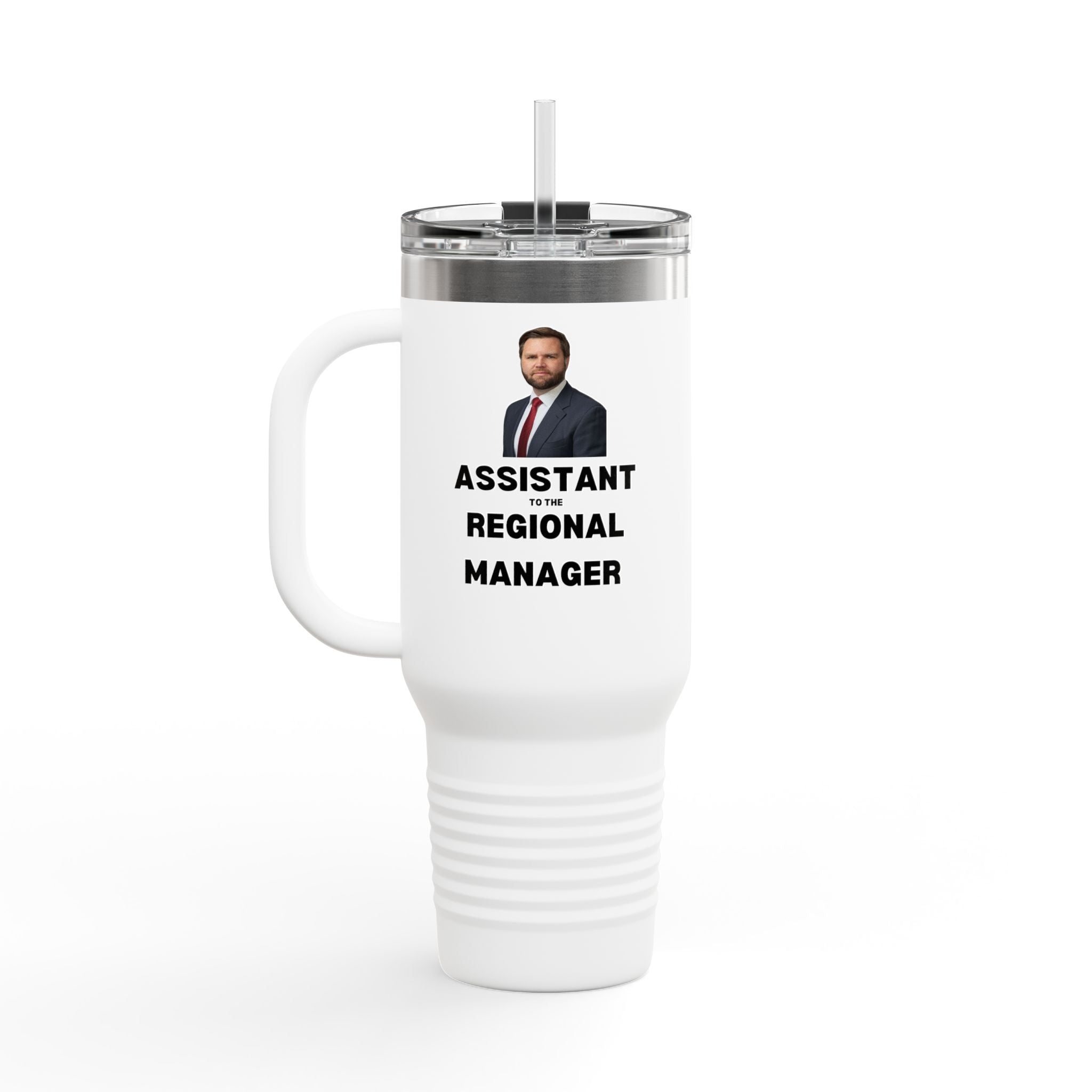 Funny Assistant to the Regional Manager Travel Mug - 40oz Insulated Drinkware - Drinkware, Travel Mugs - EpiAl's Shop
