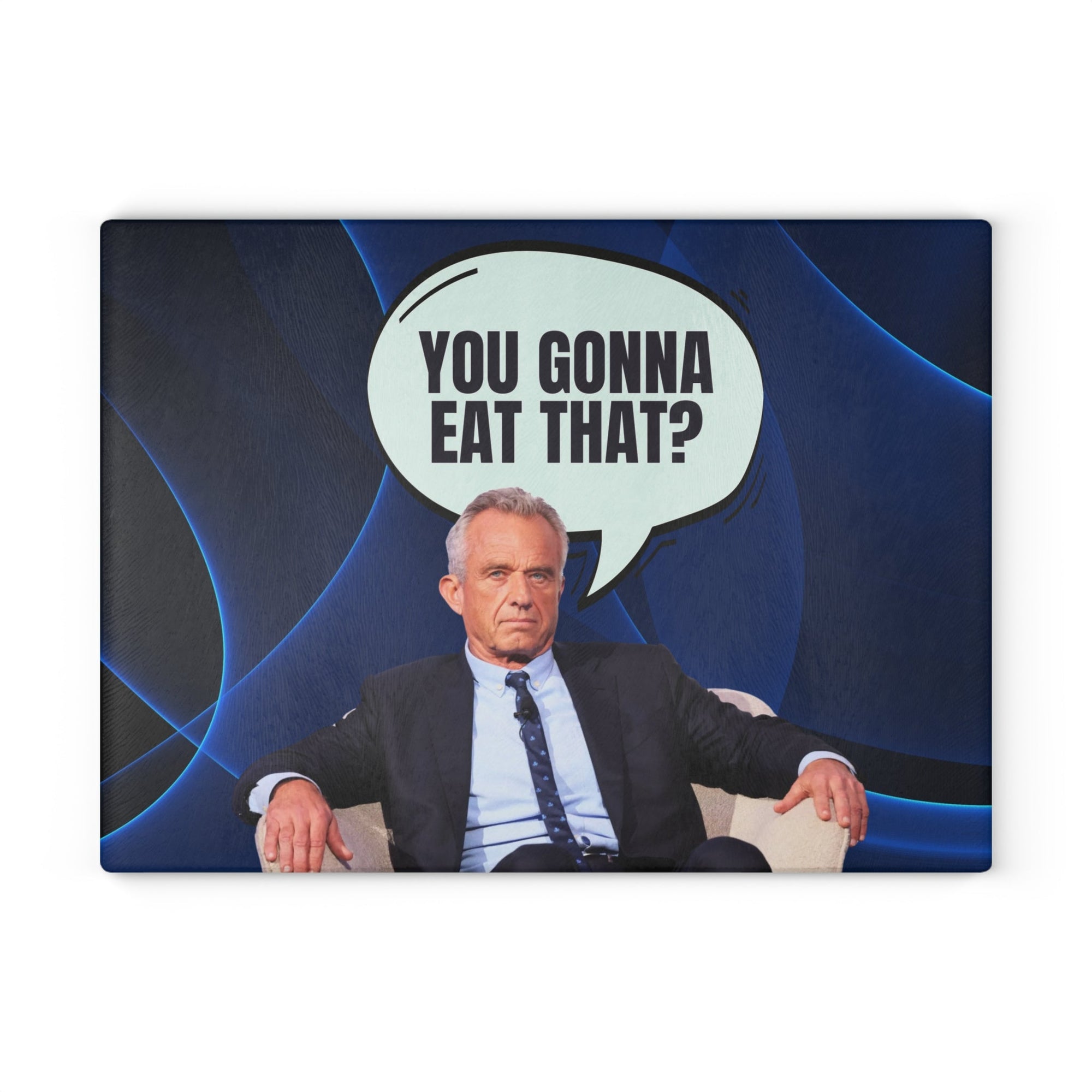 Funny Glass Cutting Board - 'You Gonna Eat That?' Kitchen Decor for Chefs and Foodies - Decor, Kitchen, Cutting Boards - EpiAl's Shop