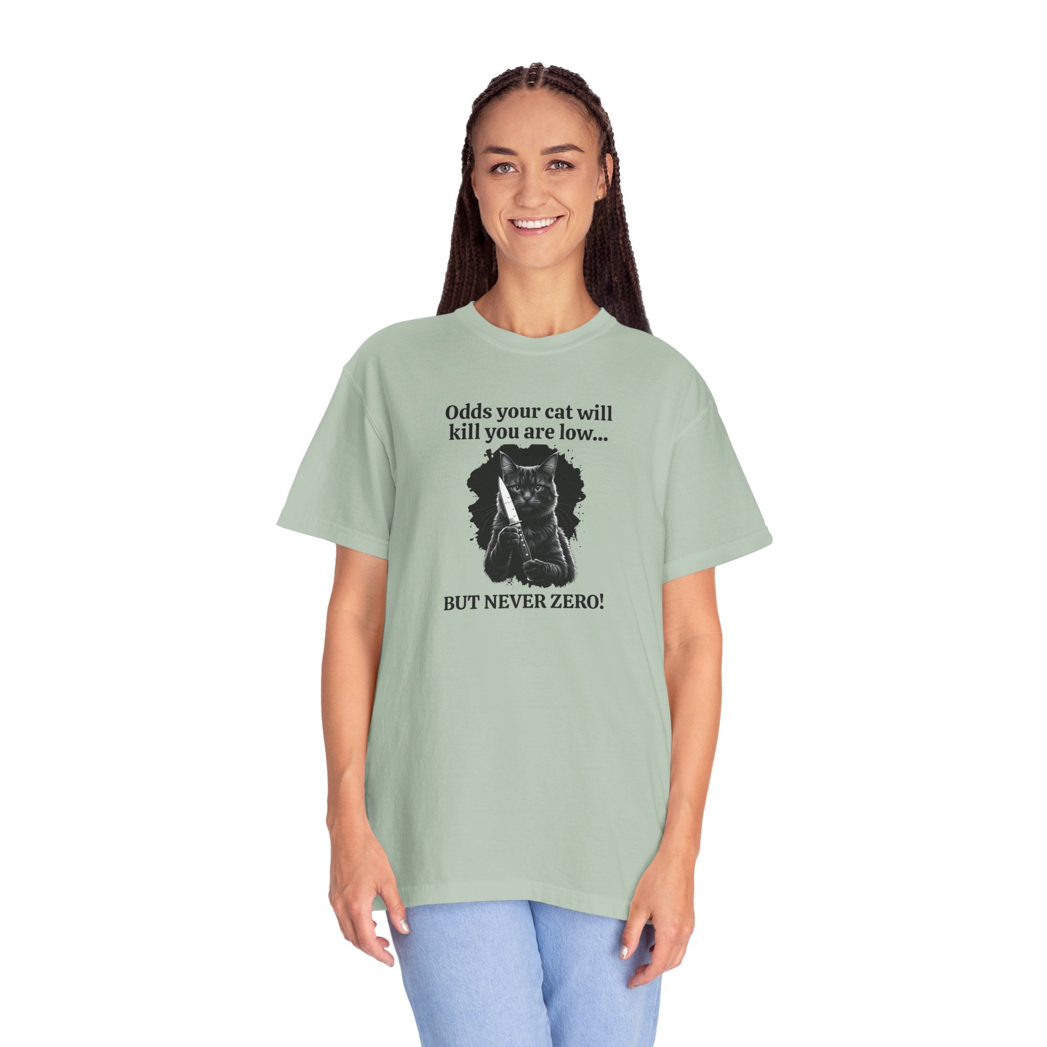 Funny Killer Cat Graphic Tee - Clothing, T-shirts - EpiAl's Shop