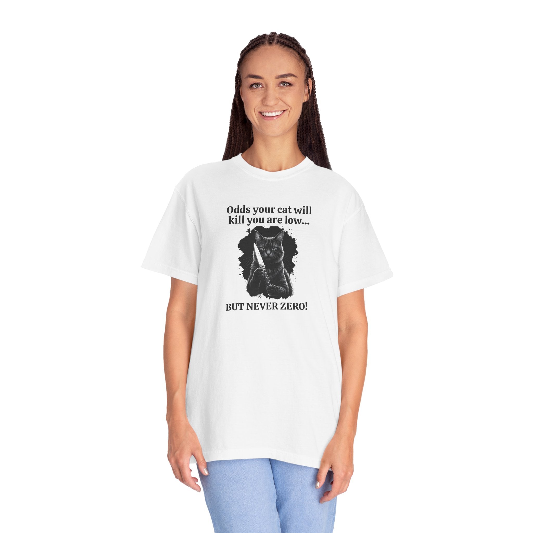 Funny Killer Cat Graphic Tee - Clothing, T-shirts - EpiAl's Shop