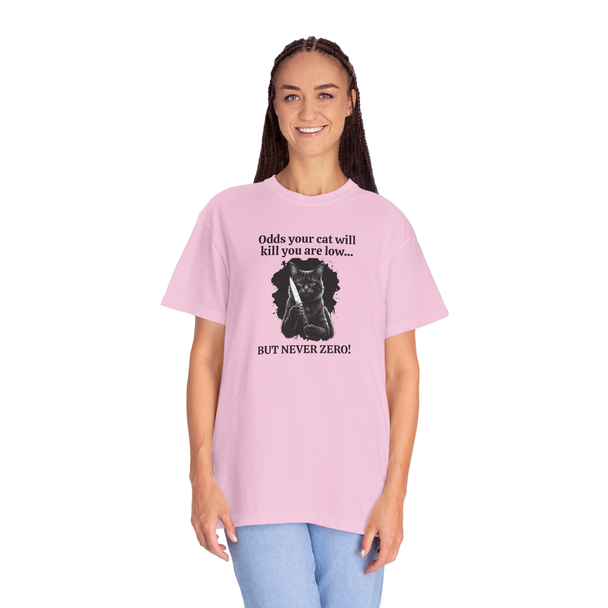 Funny Killer Cat Graphic Tee - Clothing, T-shirts - EpiAl's Shop