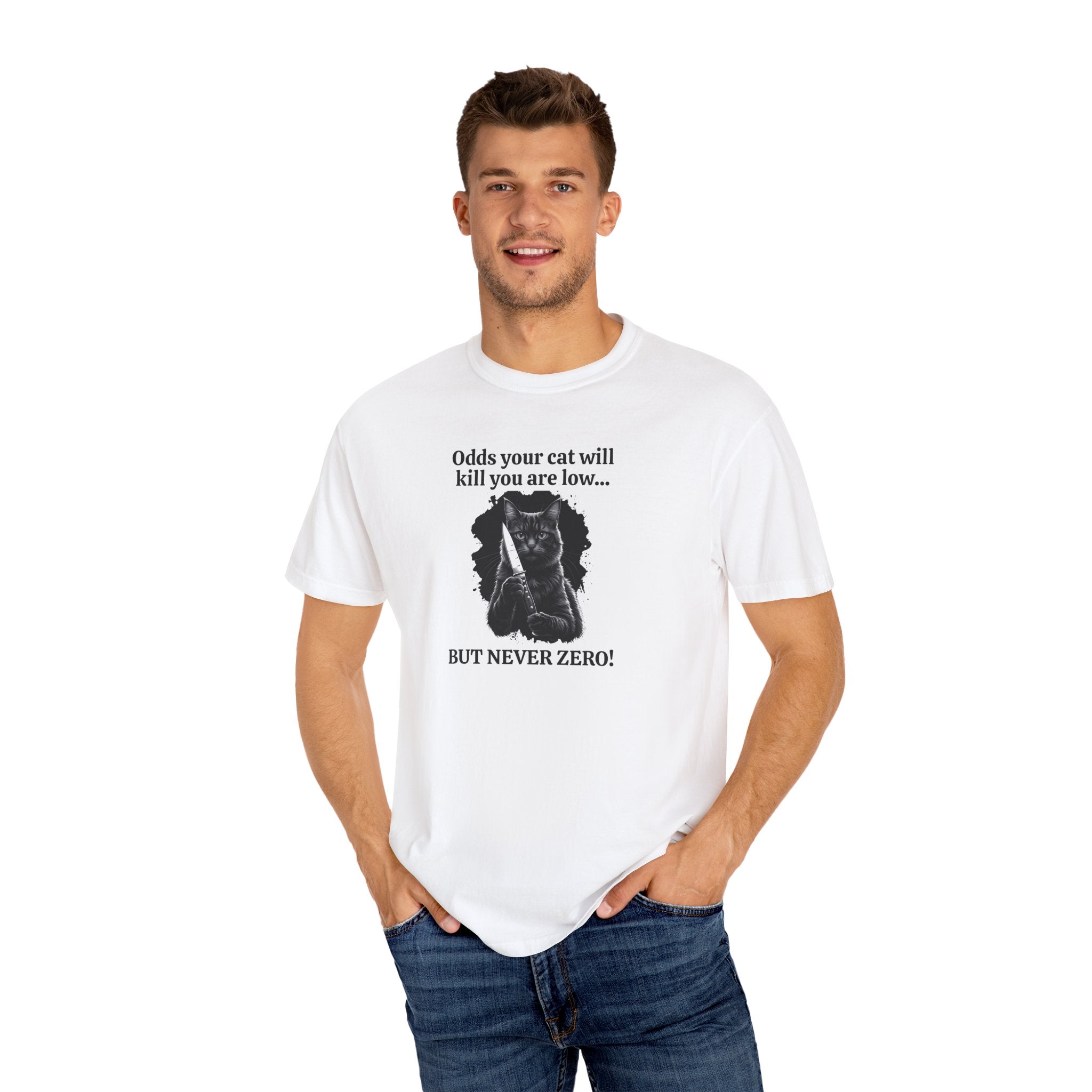 Funny Killer Cat Graphic Tee - Clothing, T-shirts - EpiAl's Shop