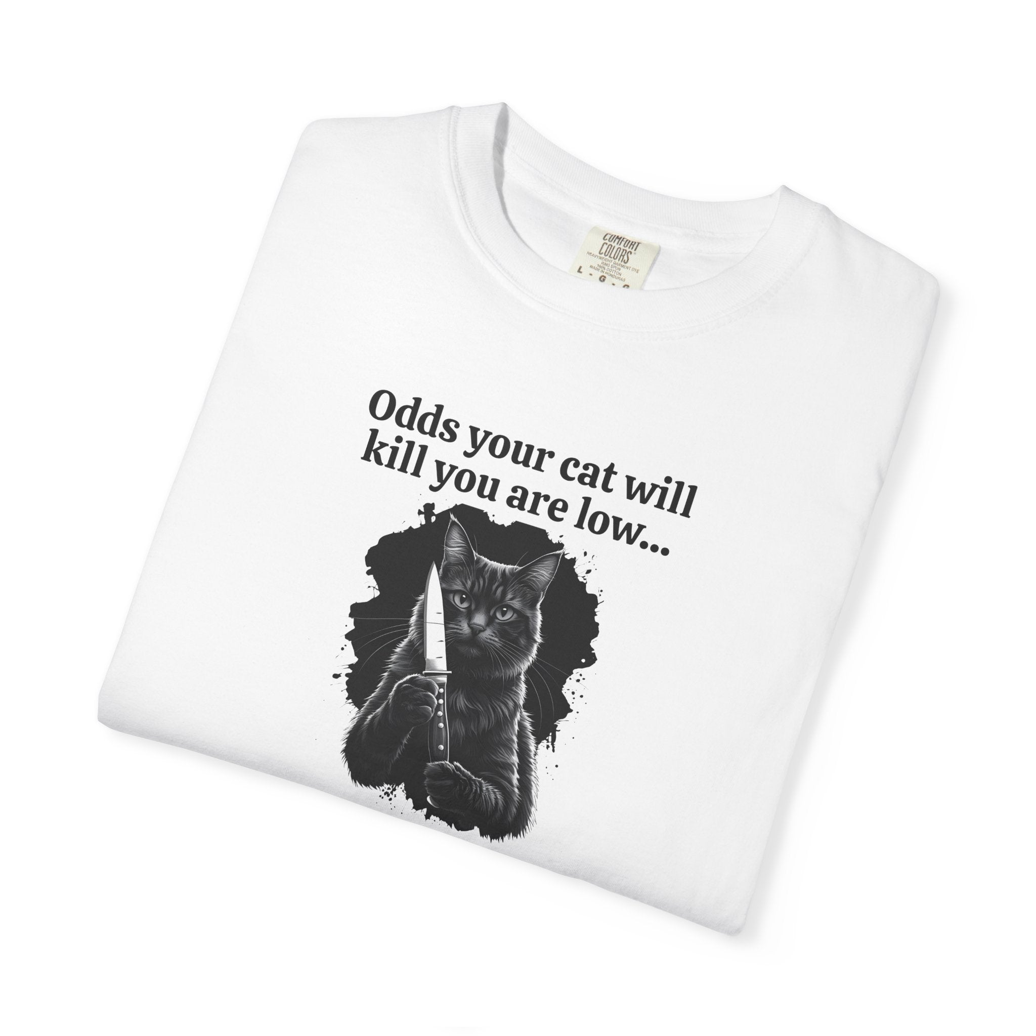 Funny Killer Cat Graphic Tee - Clothing, T-shirts - EpiAl's Shop
