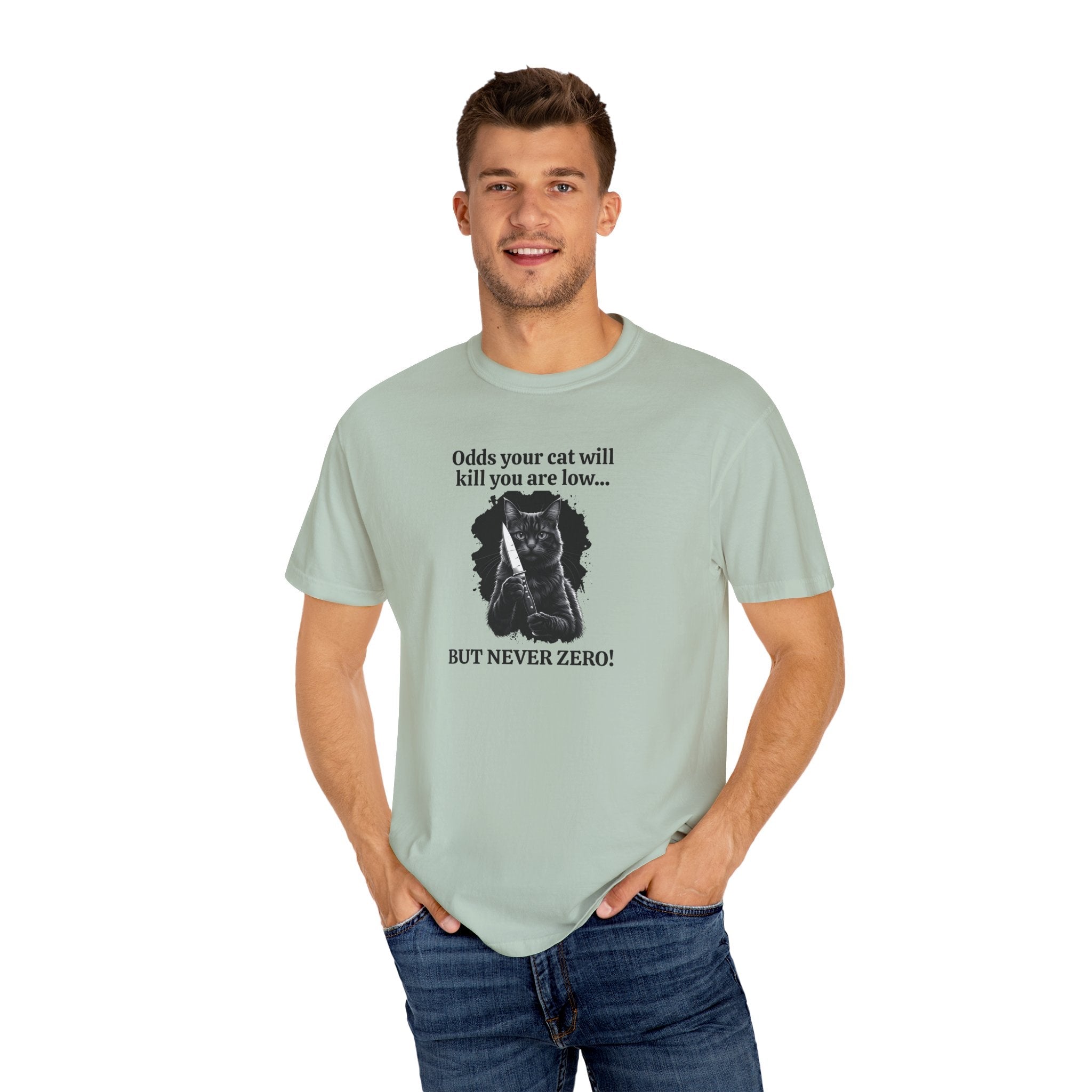 Funny Killer Cat Graphic Tee - Clothing, T-shirts - EpiAl's Shop