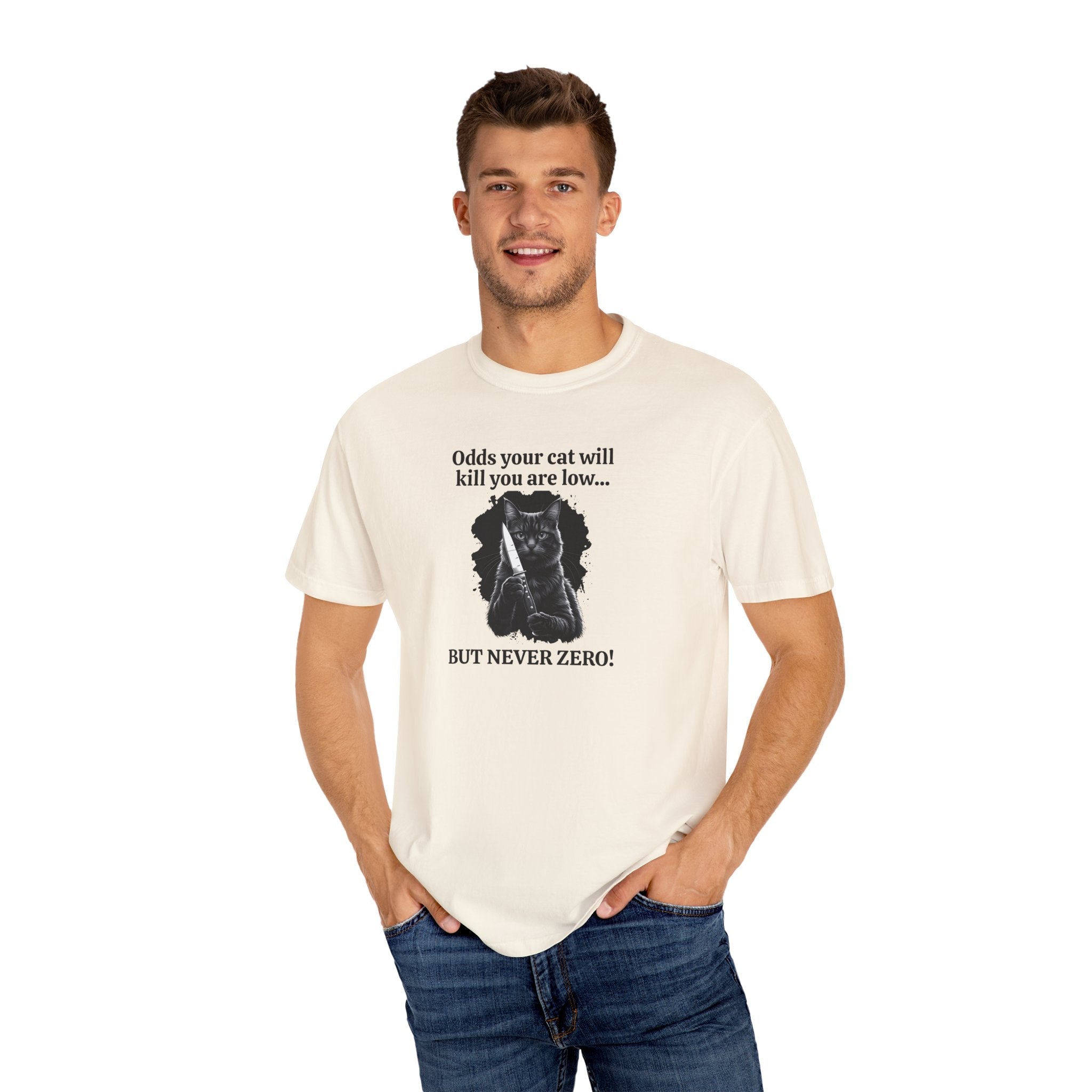 Funny Killer Cat Graphic Tee - Clothing, T-shirts - EpiAl's Shop