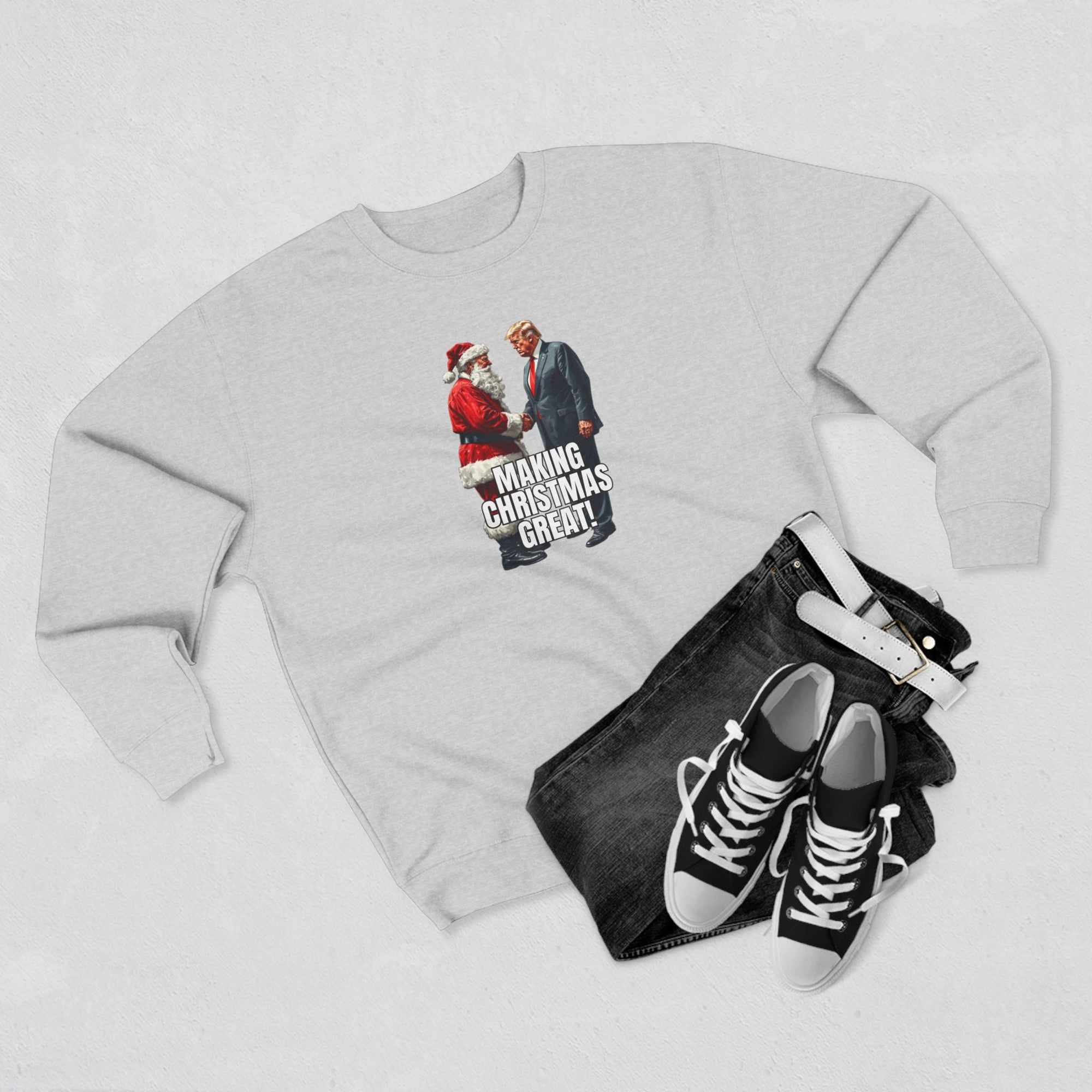 Funny Make Christmas Great Unisex Crewneck Sweatshirt - Clothing, Sweatshirts - EpiAl's Shop