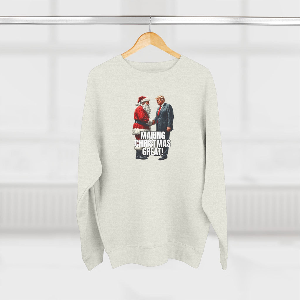 Funny Make Christmas Great Unisex Crewneck Sweatshirt - Clothing, Sweatshirts - EpiAl's Shop