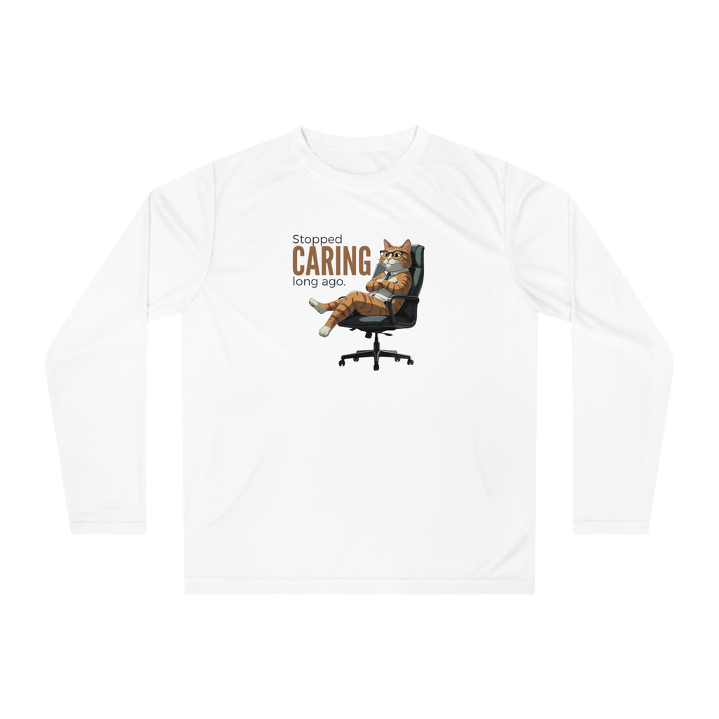 Funny Office Cat Unisex Performance Long Sleeve Shirt - Clothing, T-shirts, Long - Sleeve - EpiAl's Shop