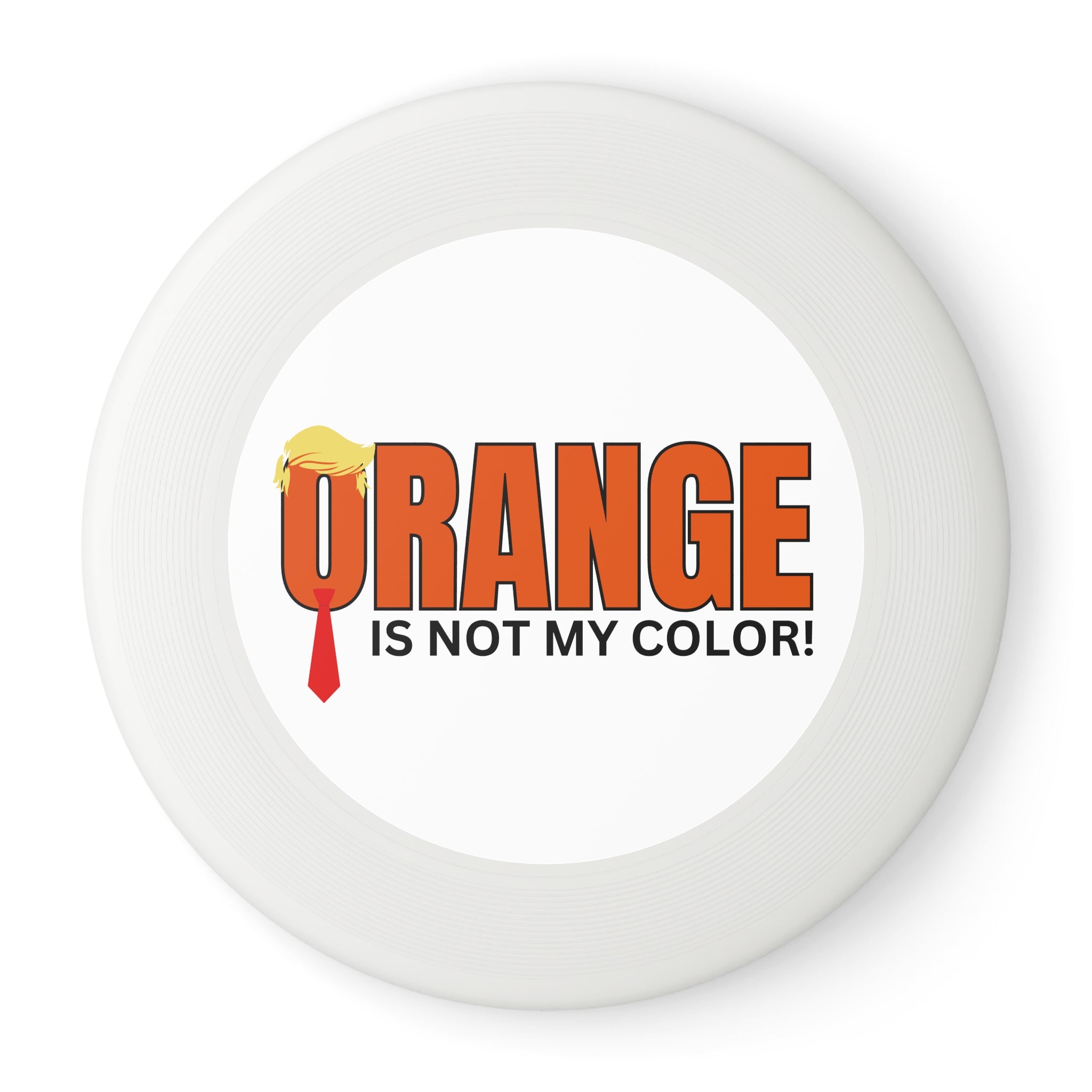 Funny Wham - O Frisbee - 'Orange is Not My Color!' - Perfect for Outdoor Fun and Events - Toys & Games, Flying Disc - EpiAl's Shop