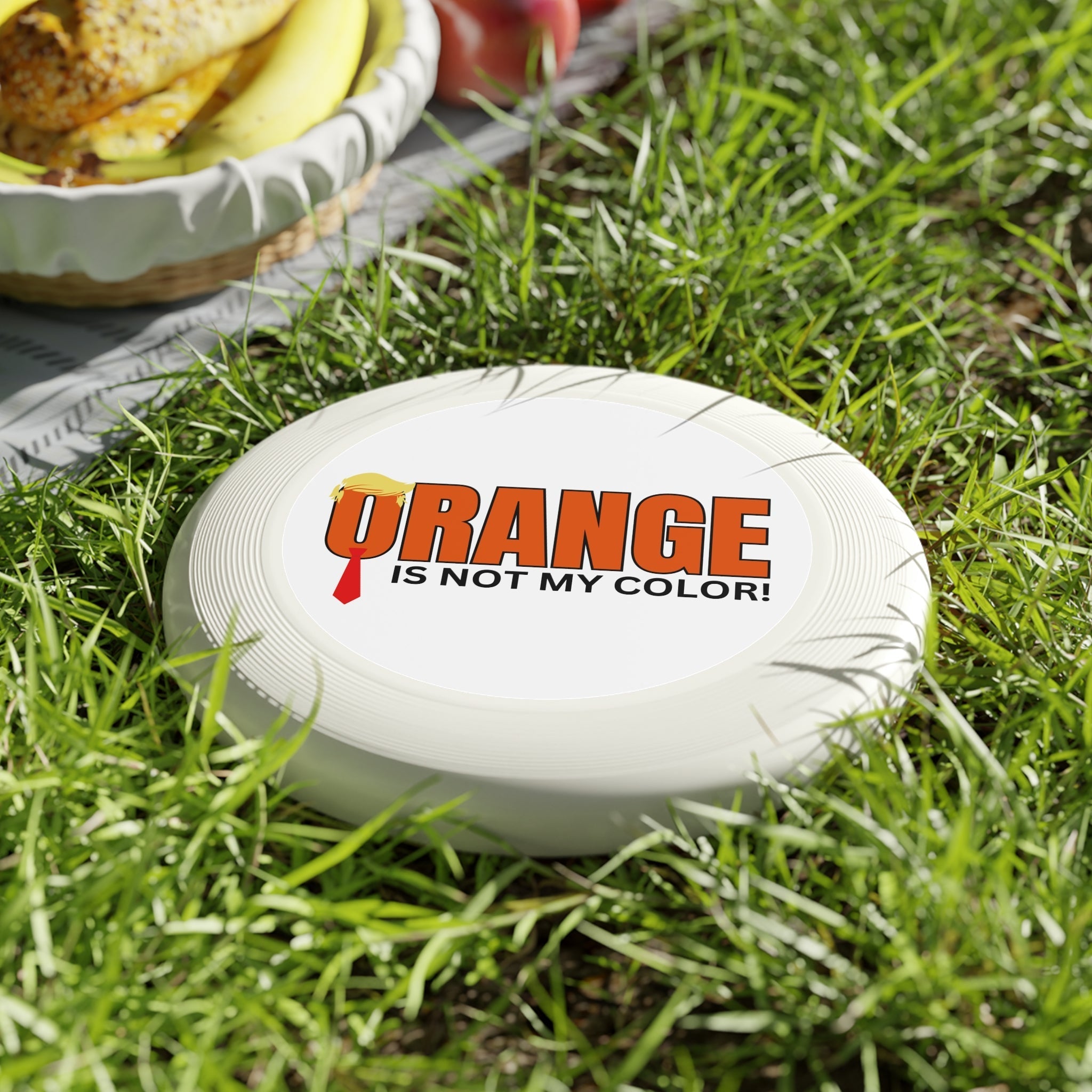 Funny Wham - O Frisbee - 'Orange is Not My Color!' - Perfect for Outdoor Fun and Events - Toys & Games, Flying Disc - EpiAl's Shop