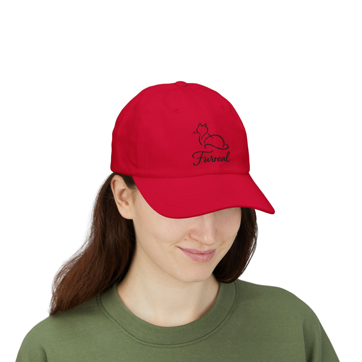 Furreal Dad Hat – Minimal Cat Lover Baseball Cap - Hats, Baseball & Trucker - EpiAl's Shop