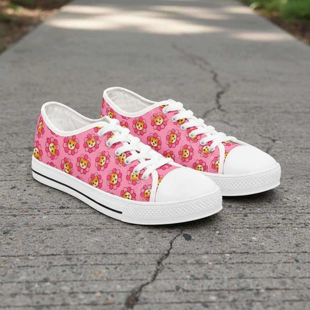 Furreal Flower Cat Women's Low-Top Sneakers - Shoes, Sneakers - EpiAl's Shop