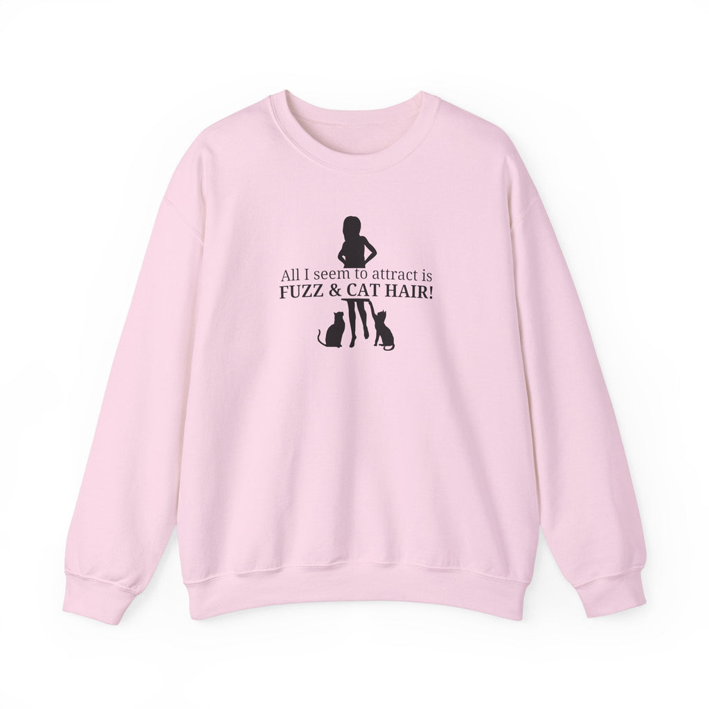 Fuzz & Cat Hair Unisex Heavy Blend™ Crewneck Sweatshirt - Sweatshirt - EpiAl's Shop