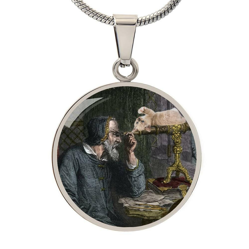 Galileo's Cat Necklace - Jewelry - Epileptic Al’s Shop