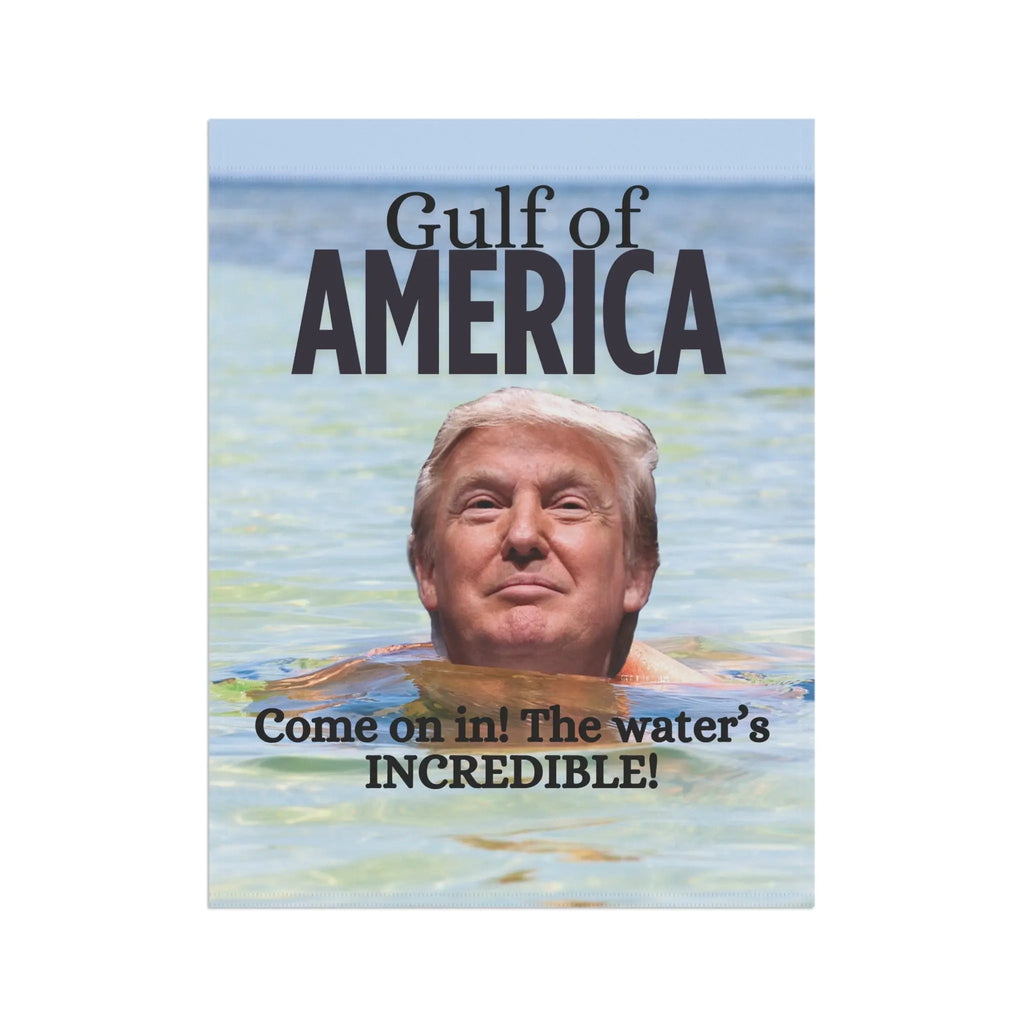 Garden Banner - American Gulf "Come on in! The water's INCREDIBLE!" - Decor, Outdoor - EpiAl's Shop