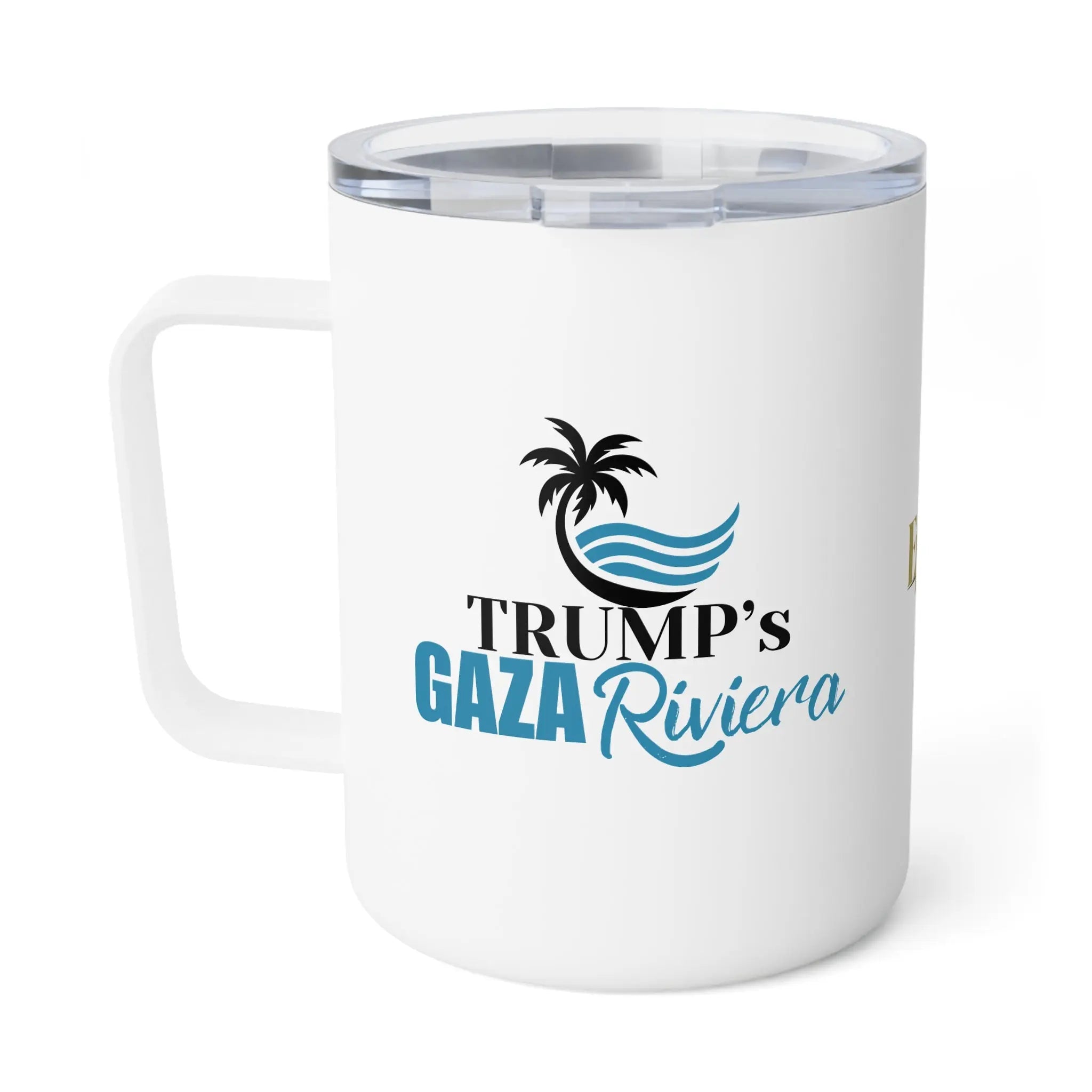 Gaza Riviera 10oz Insulated Coffee Mug - Drinkware, Coffee Mugs - EpiAl's Shop