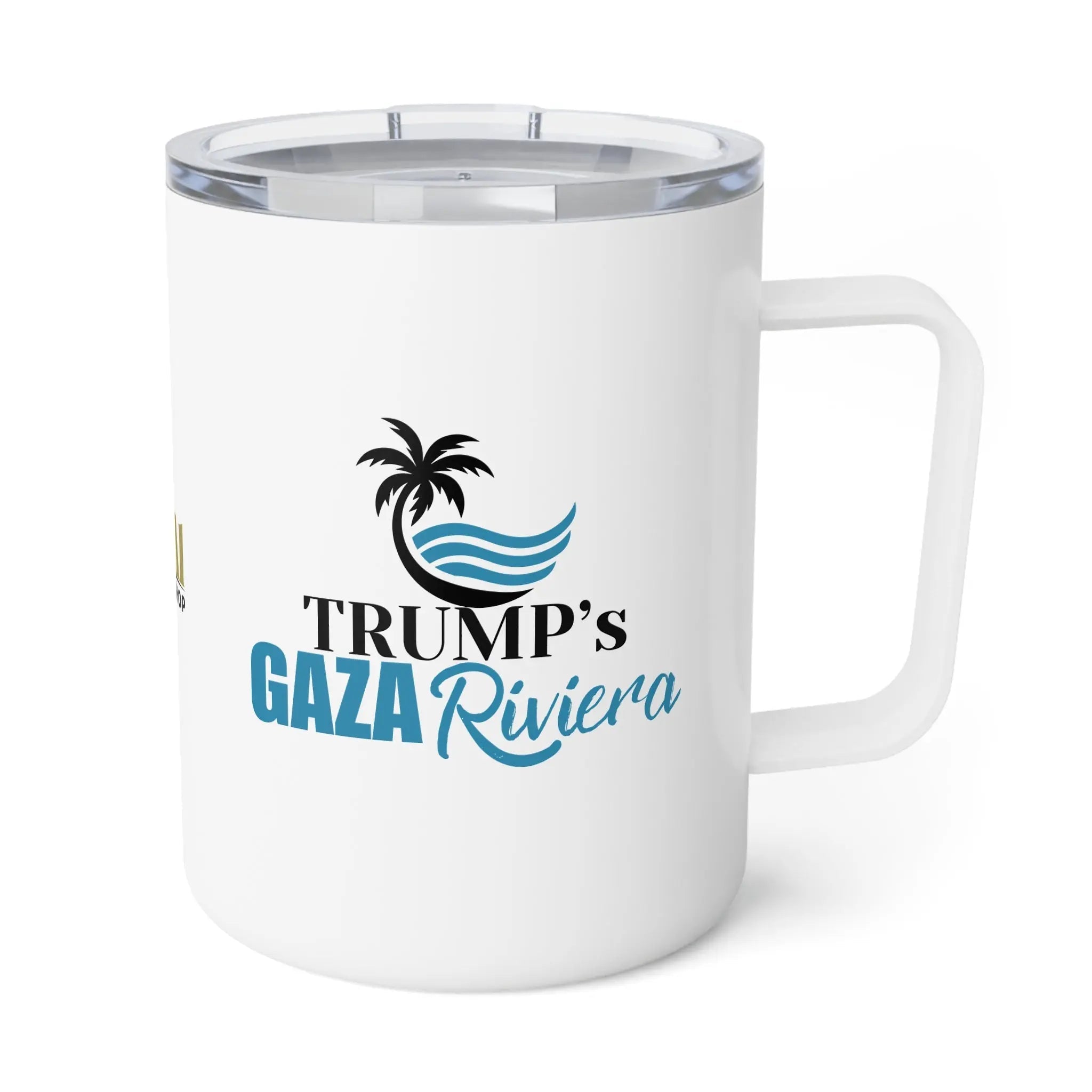 Gaza Riviera 10oz Insulated Coffee Mug - Drinkware, Coffee Mugs - EpiAl's Shop
