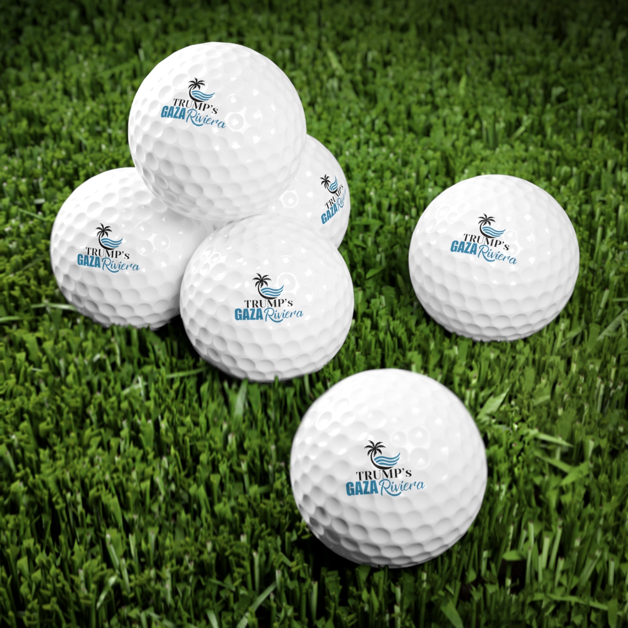Gaza Riviera Golf Balls - 6 Pack - Toys & Games, Golf Balls - EpiAl's Shop