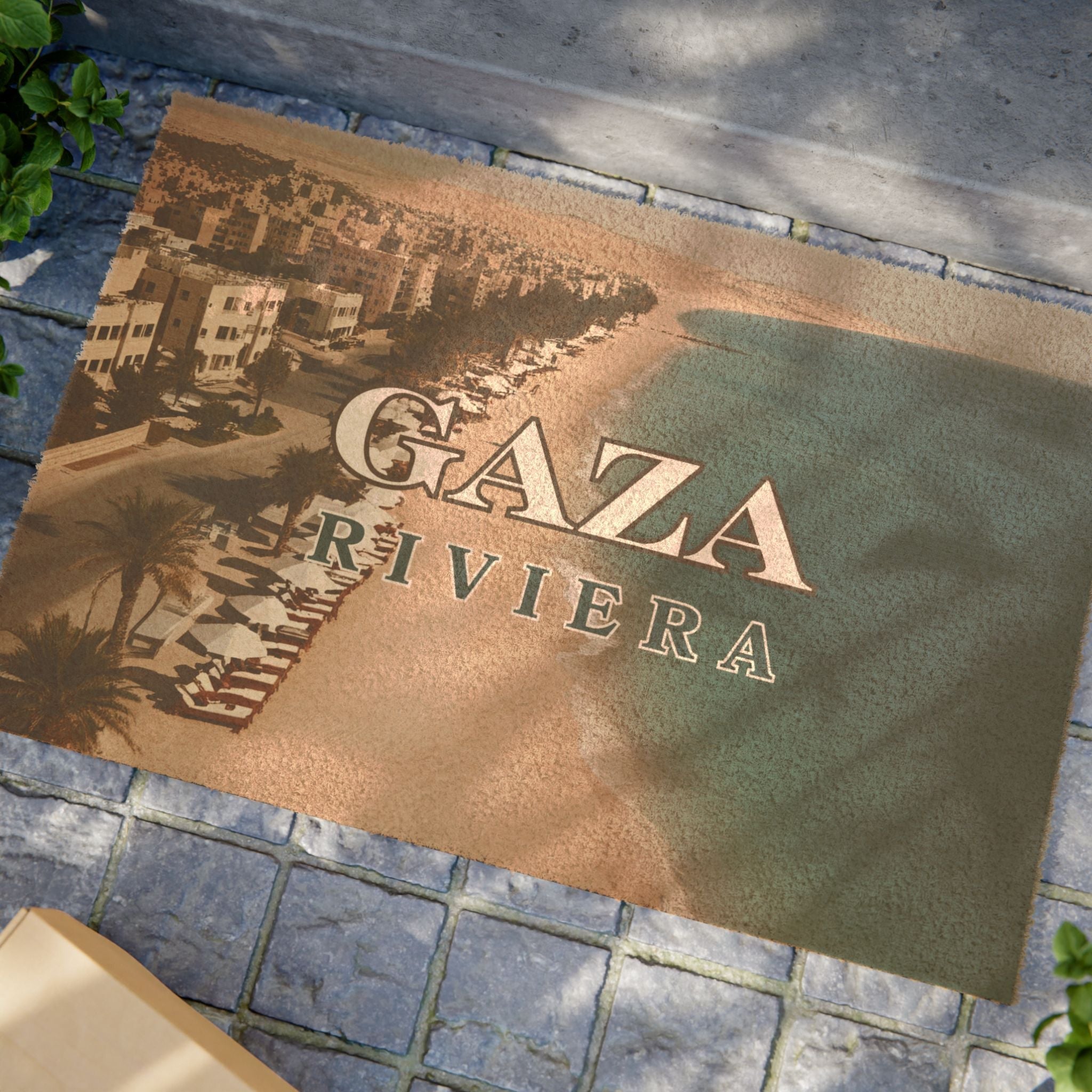 Gaza Riviera Welcome Doormat - Decor, Home, Rugs & Doormats - EpiAl's Shop