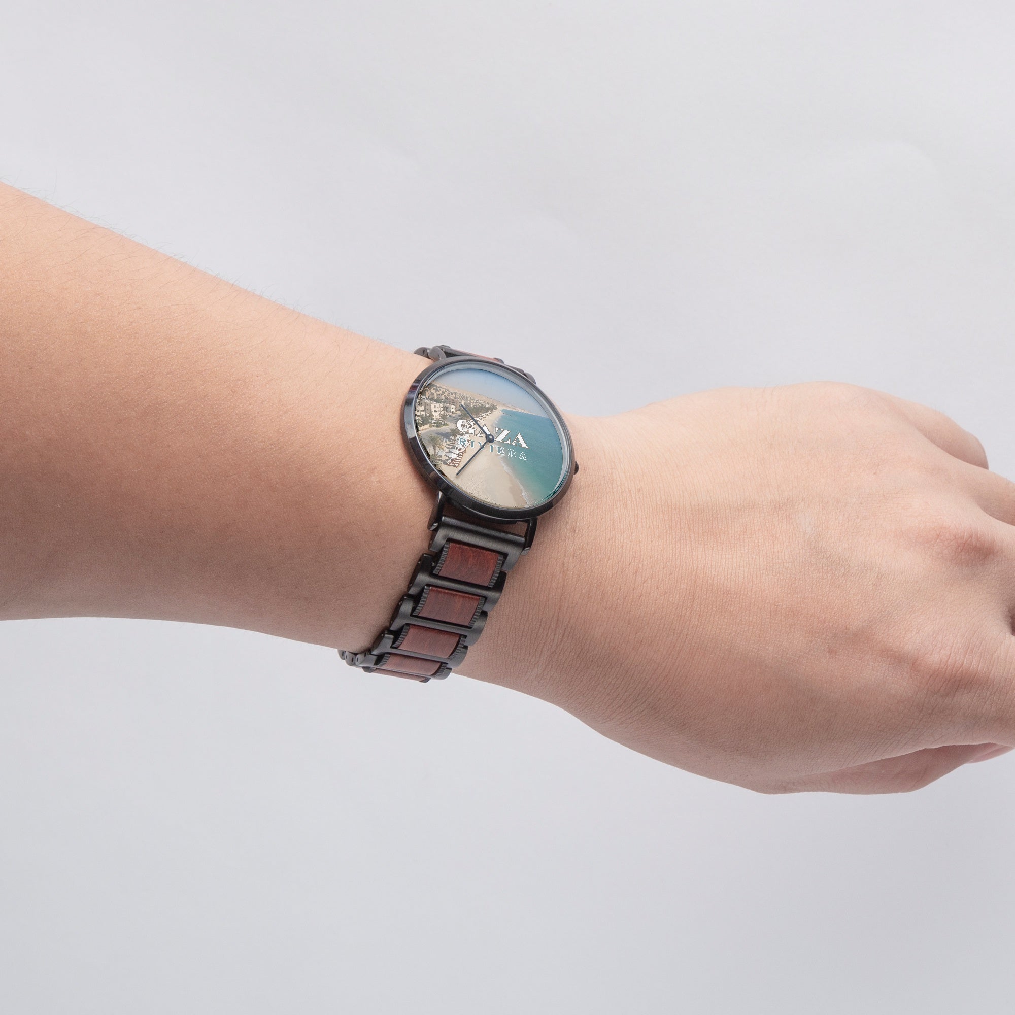 Gaza Riviera Wooden Strap Quartz Watch - Jewelry, Watches - EpiAl's Shop