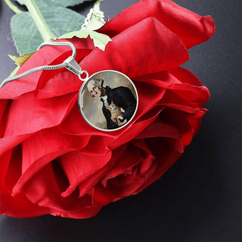 George Washington Cat Necklace - Jewelry - Epileptic Al’s Shop