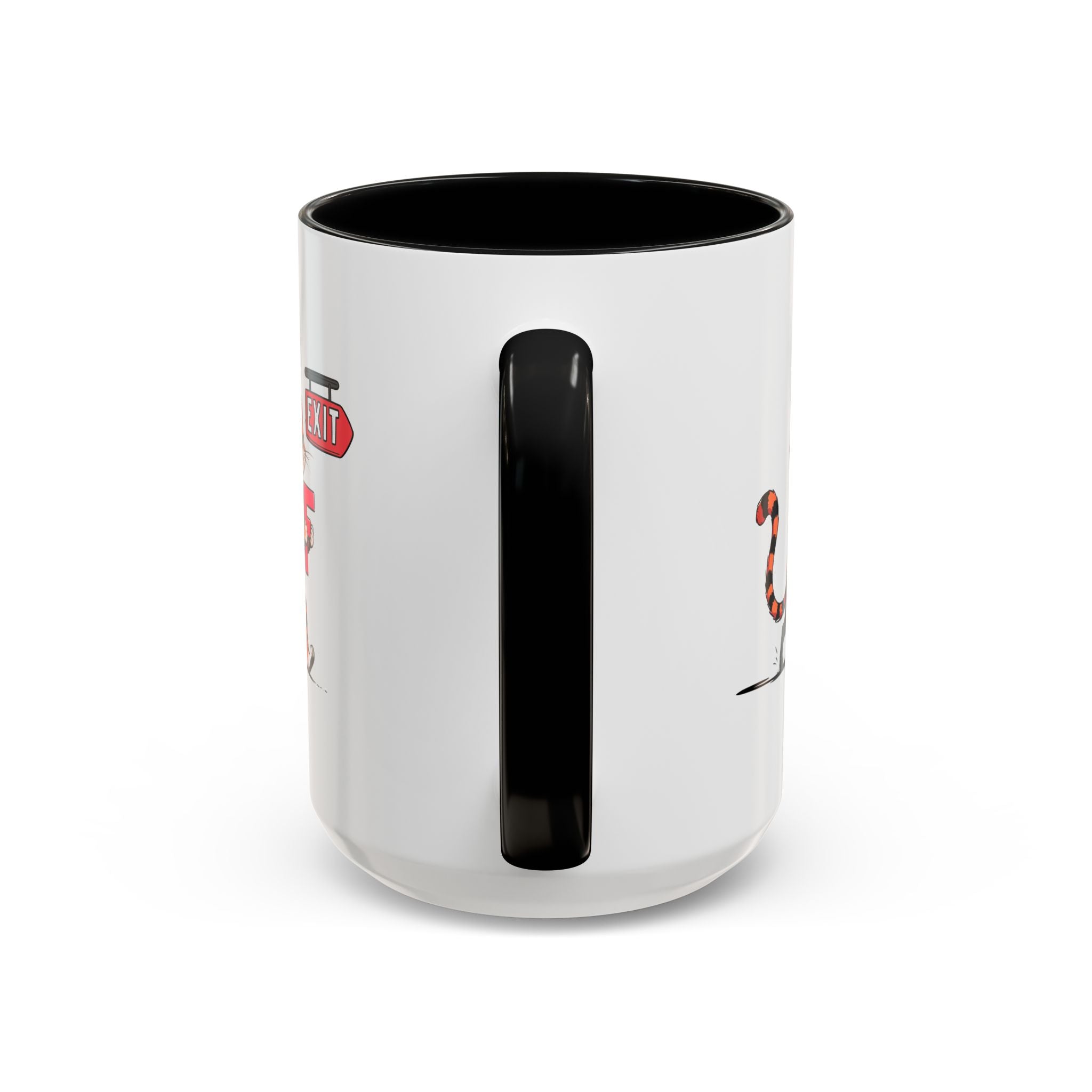 Getting the F Outta Here Cat Coffee Mug - Drinkware, Coffee Mugs - EpiAl's Shop
