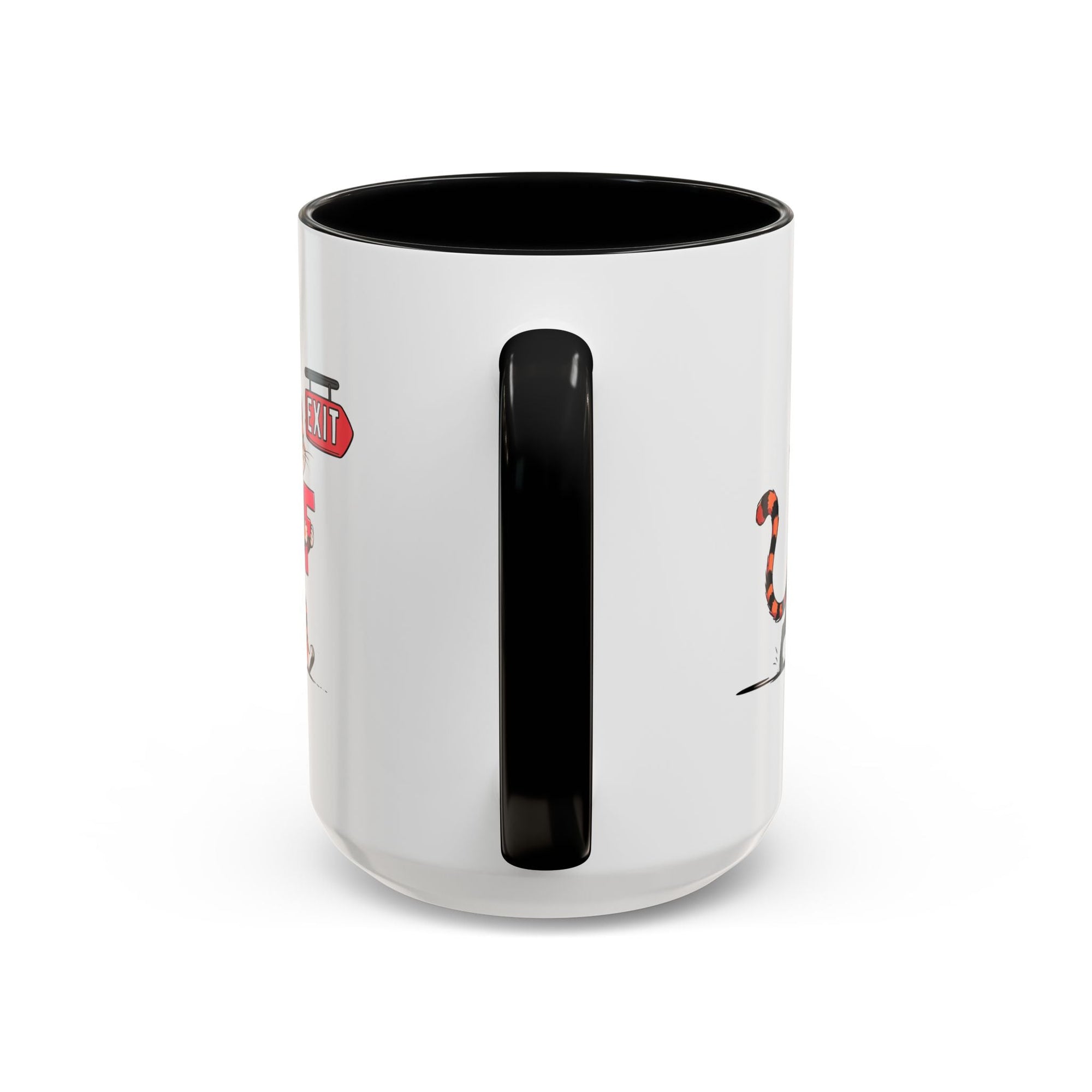 Getting the F Outta Here Cat Coffee Mug - Drinkware, Coffee Mugs - EpiAl's Shop