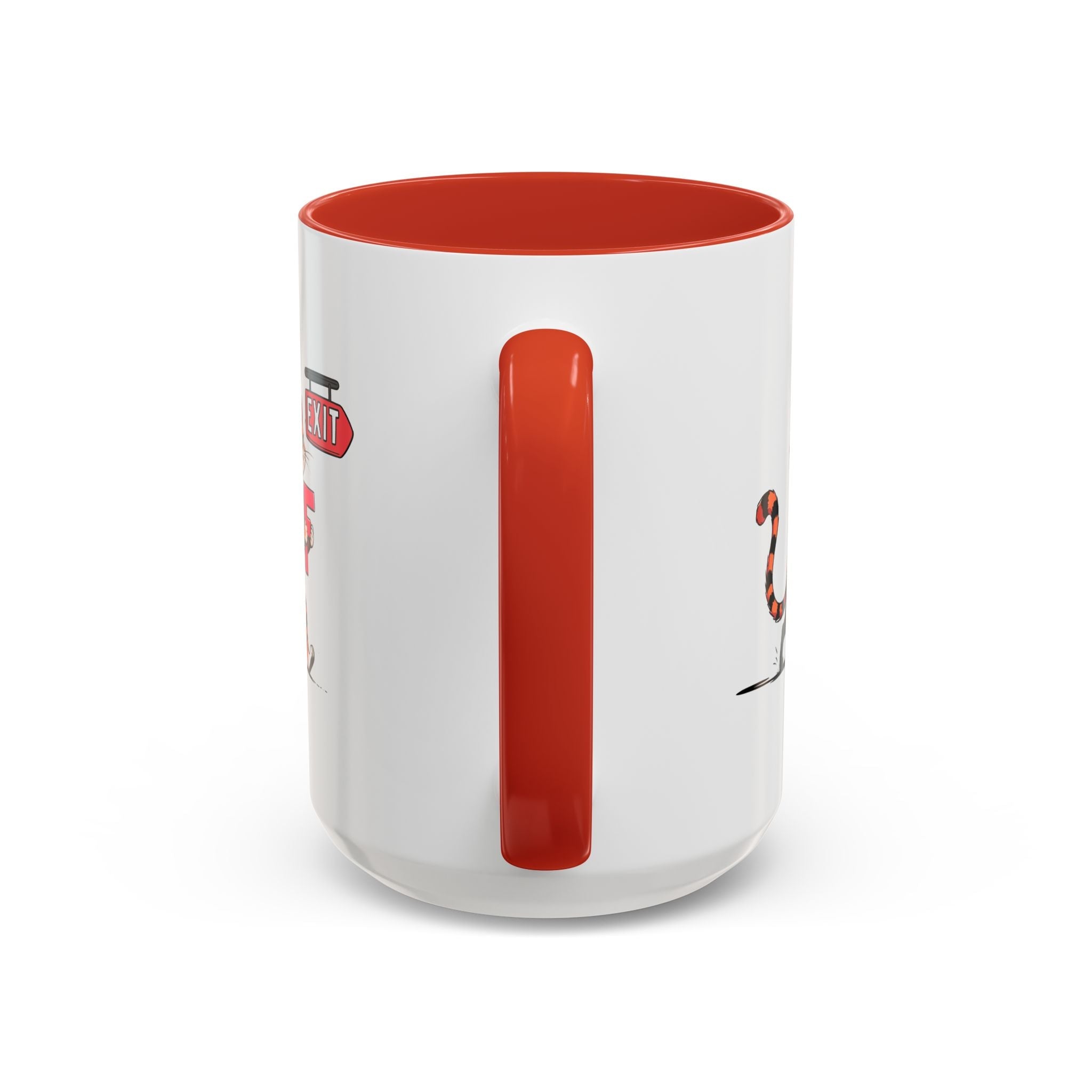 Getting the F Outta Here Cat Coffee Mug - Drinkware, Coffee Mugs - EpiAl's Shop