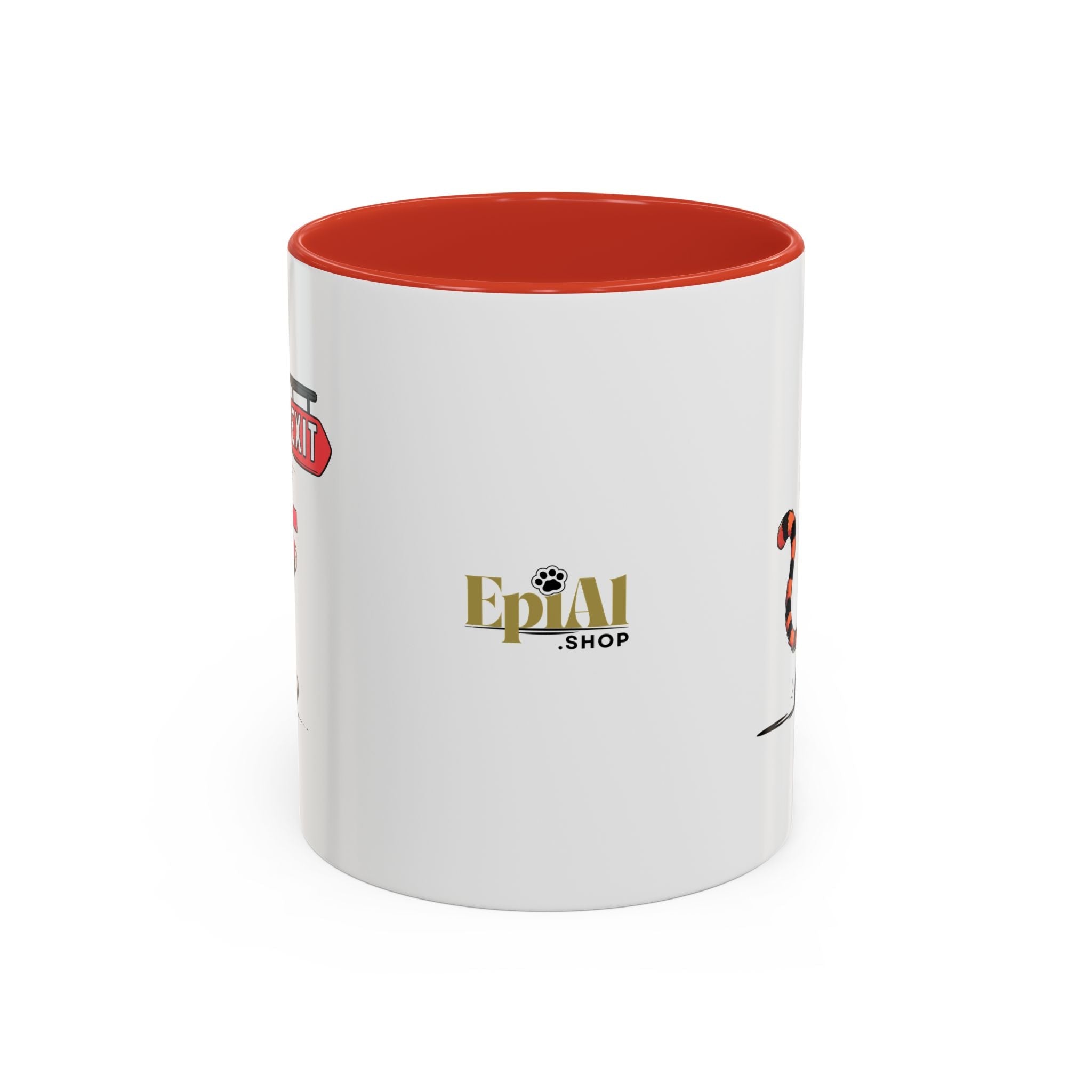 Getting the F Outta Here Cat Coffee Mug - Drinkware, Coffee Mugs - EpiAl's Shop