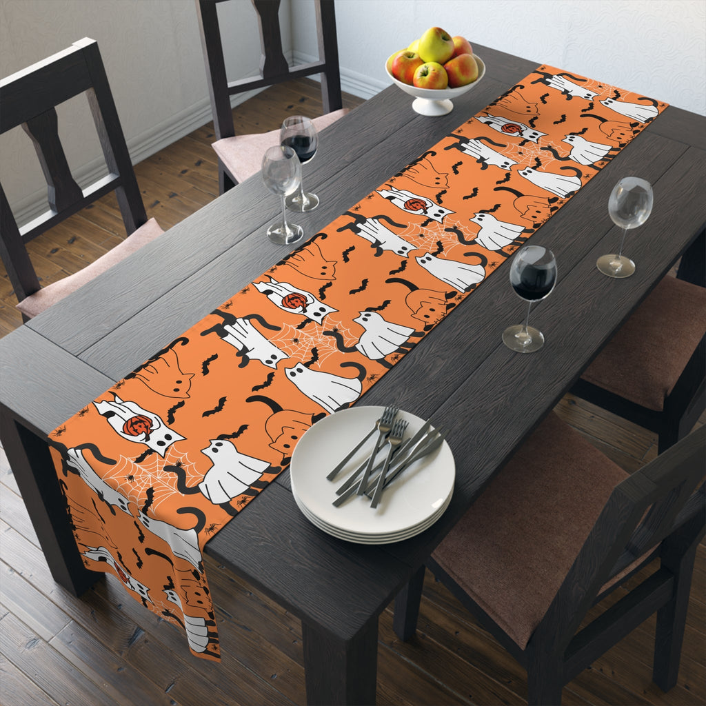 Ghostly Kitties Table Runner - Home Decor - EpiAl's Shop