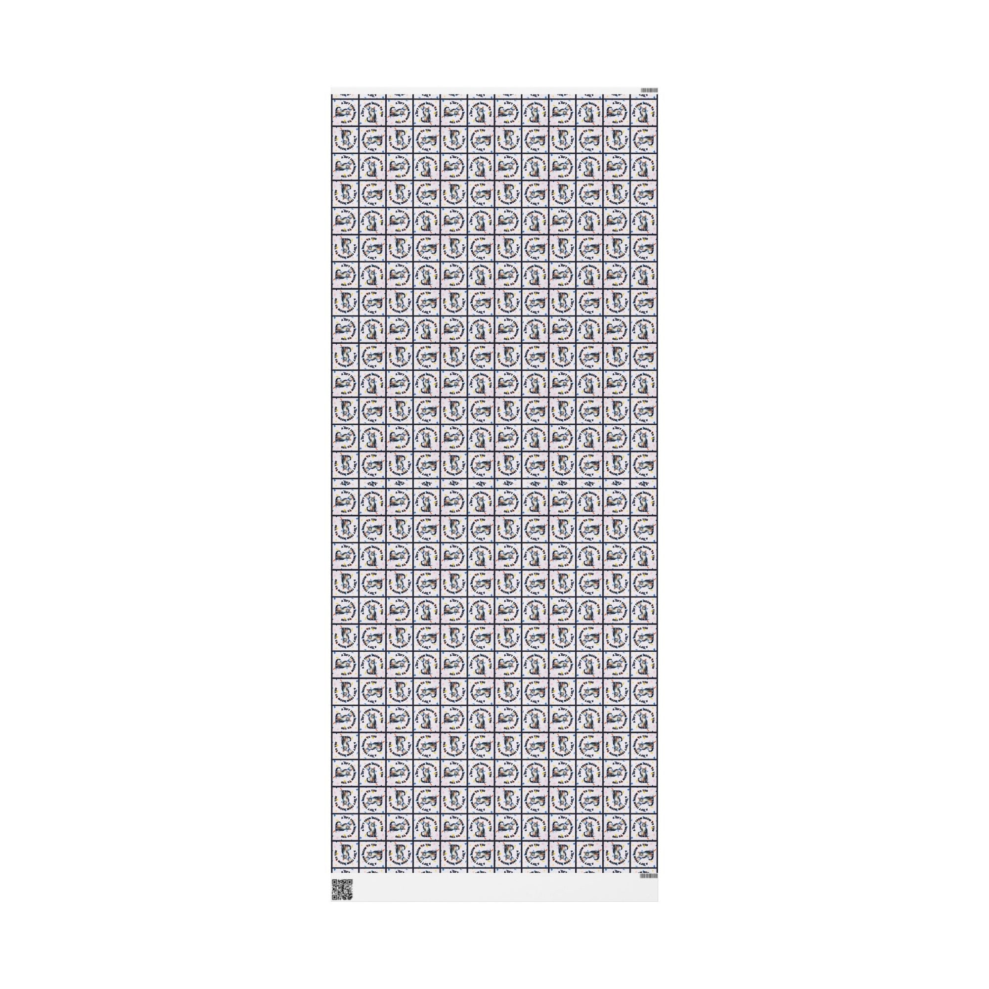 Gift from Meow to You Wrapping Paper - Paper Products, Gift Wrapping Paper - EpiAl's Shop