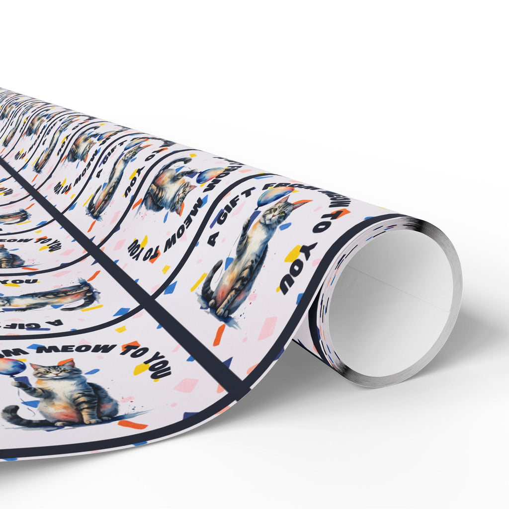Gift from Meow to You Wrapping Paper - Paper Products, Gift Wrapping Paper - EpiAl's Shop