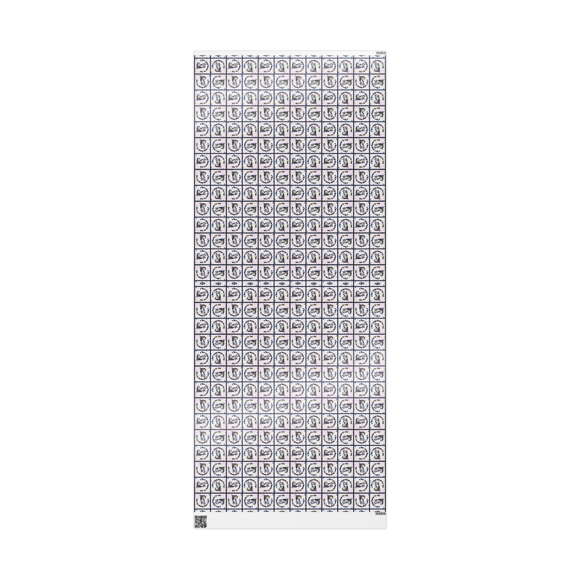 Gift from Meow to You Wrapping Paper - Paper Products, Gift Wrapping Paper - EpiAl's Shop