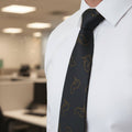 Gilded Cat Energy Slim Necktie - Clothing, Men, Neckties - EpiAl's Shop