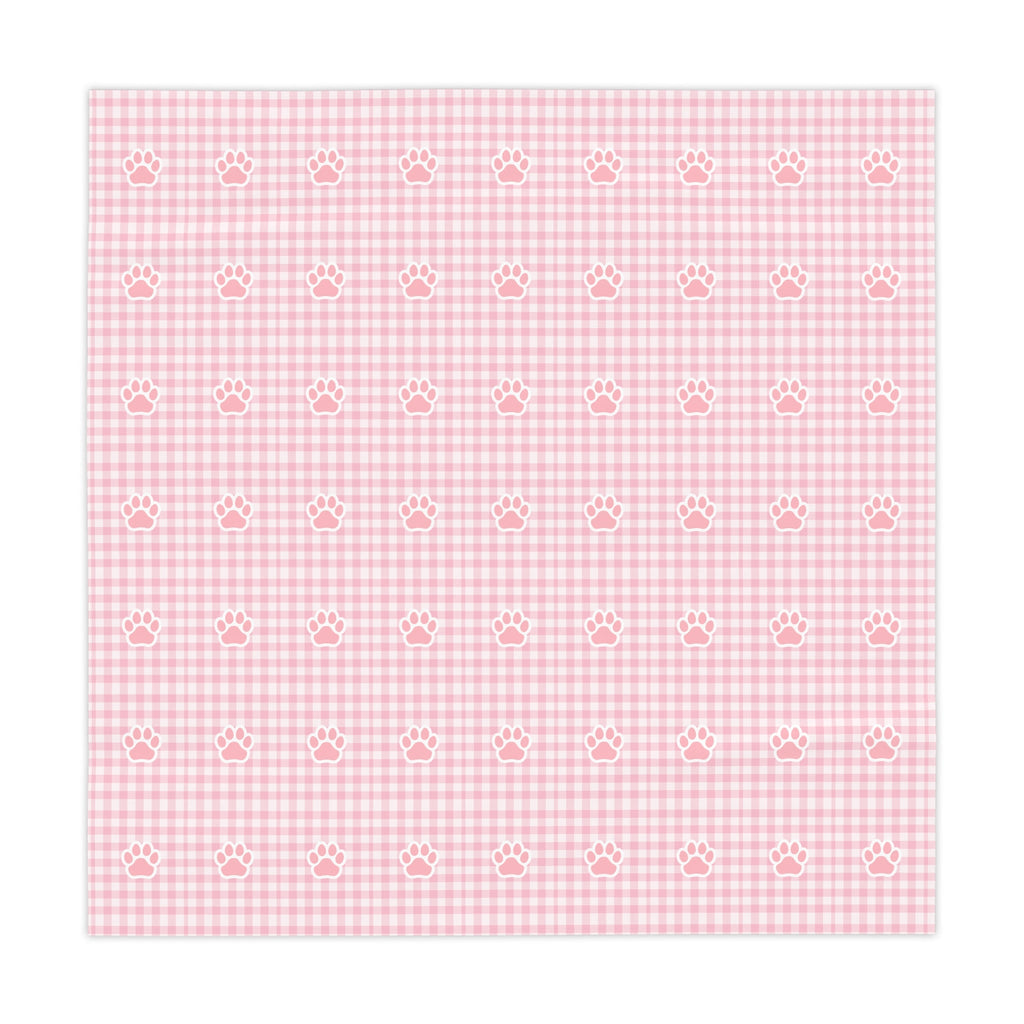 Gingham Paw Style Tablecloth - Home Decor - Epileptic Al’s Shop