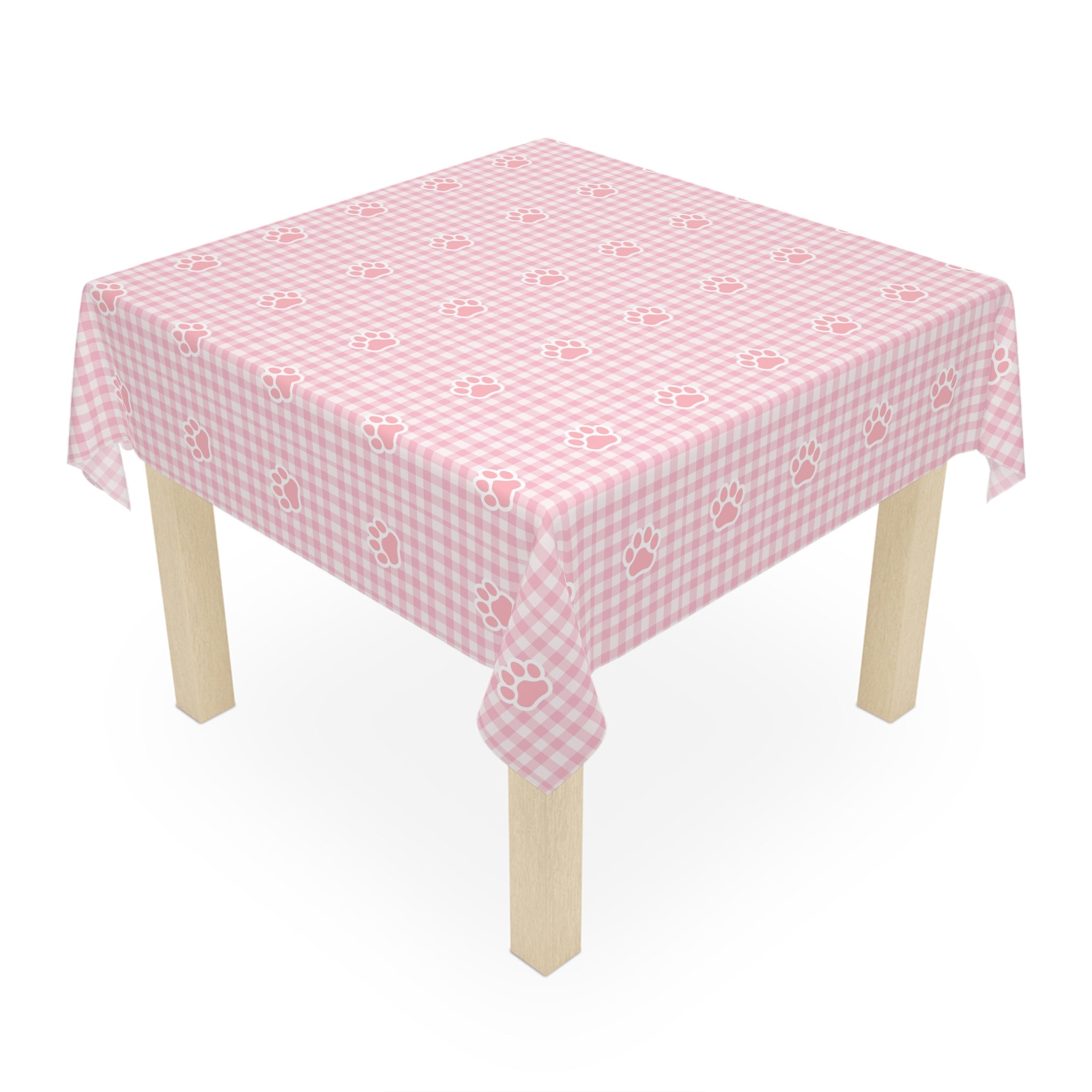 Gingham Paw Style Tablecloth - Home Decor - Epileptic Al’s Shop