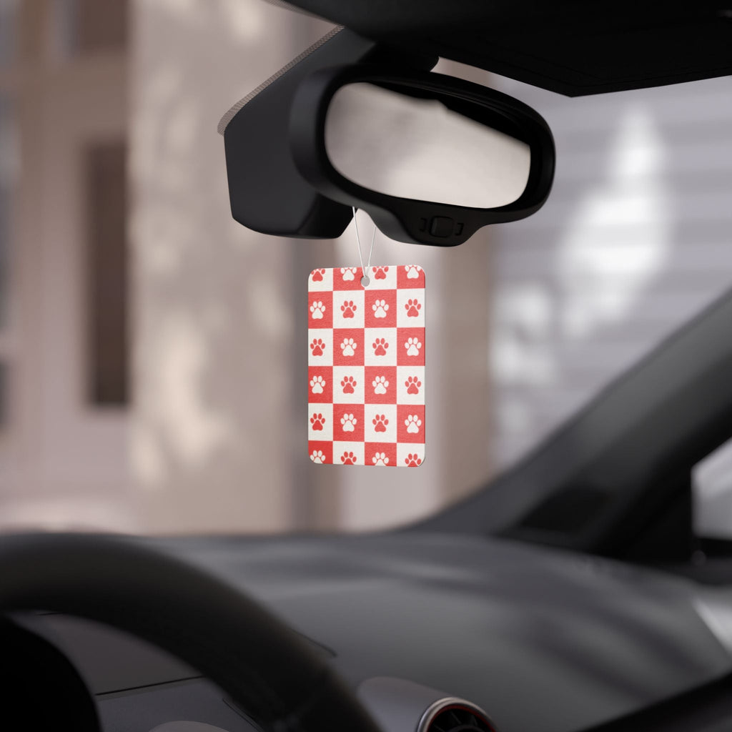 Gingham Paws Car Air Freshener - Accessories, Auto, Air Fresheners - EpiAl's Shop