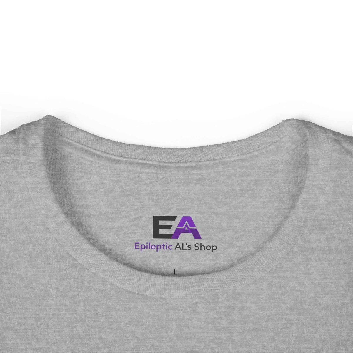Glitch Halo Women’s Epilepsy Awareness T-Shirt – Purple Ribbon Awareness Tee - Clothing, Women, T-Shirts - EpiAl's Shop