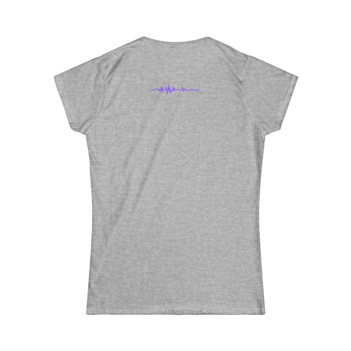 Glitch Halo Women’s Epilepsy Awareness T-Shirt – Purple Ribbon Awareness Tee - Clothing, Women, T-Shirts - EpiAl's Shop