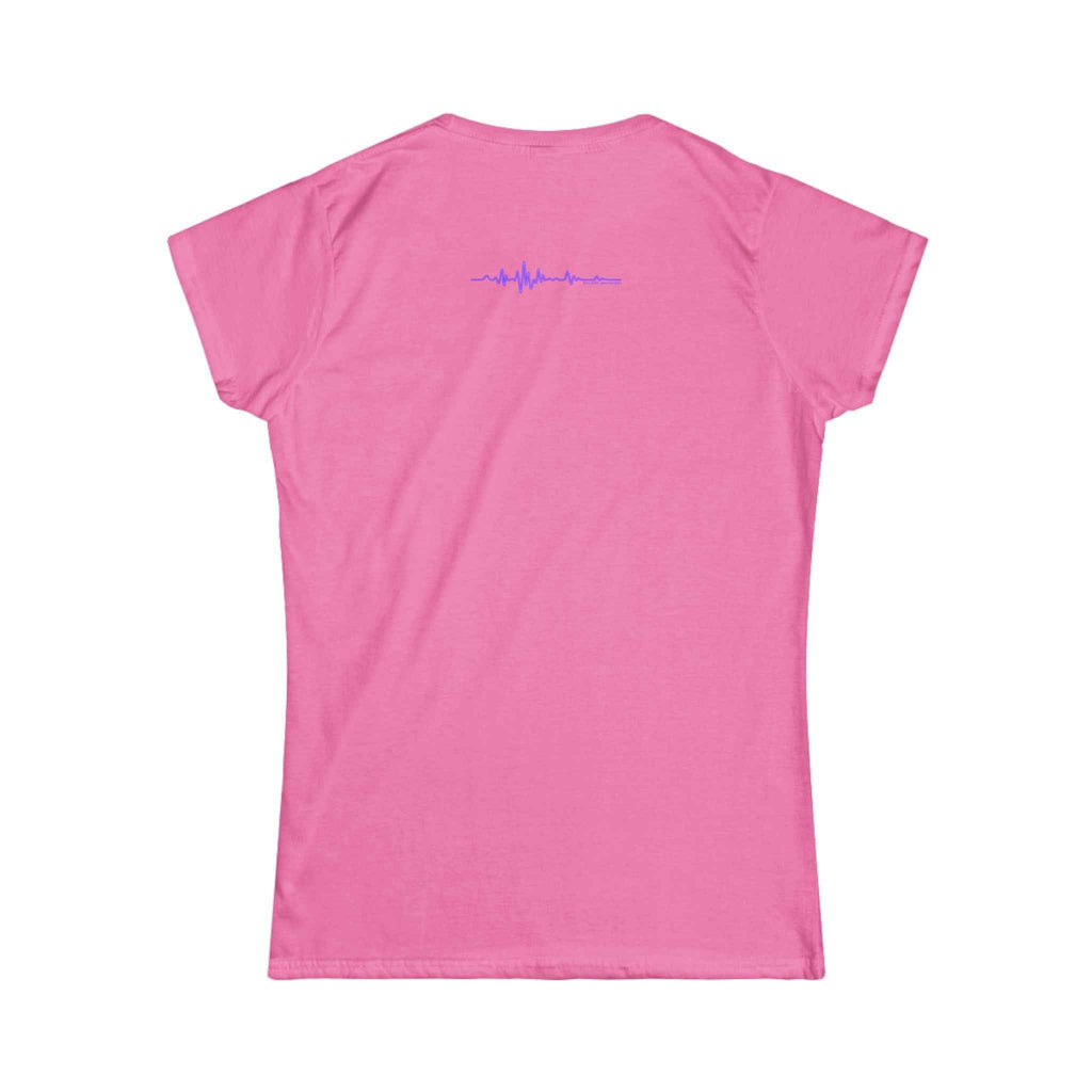 Glitch Halo Women’s Epilepsy Awareness T-Shirt – Purple Ribbon Awareness Tee - Clothing, Women, T-Shirts - EpiAl's Shop