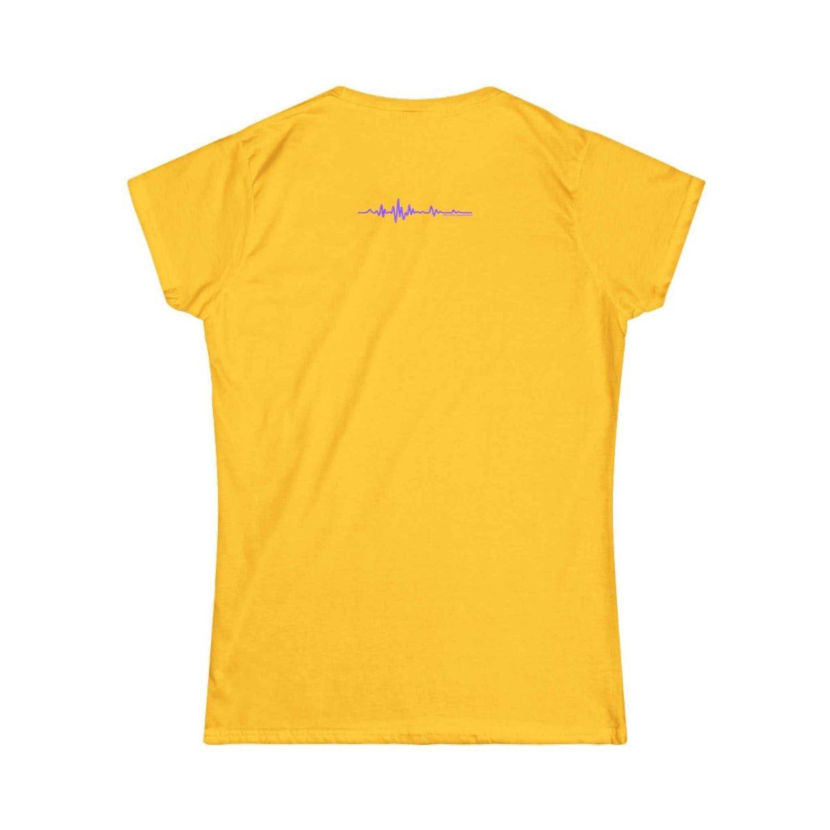 Glitch Halo Women’s Epilepsy Awareness T-Shirt – Purple Ribbon Awareness Tee - Clothing, Women, T-Shirts - EpiAl's Shop