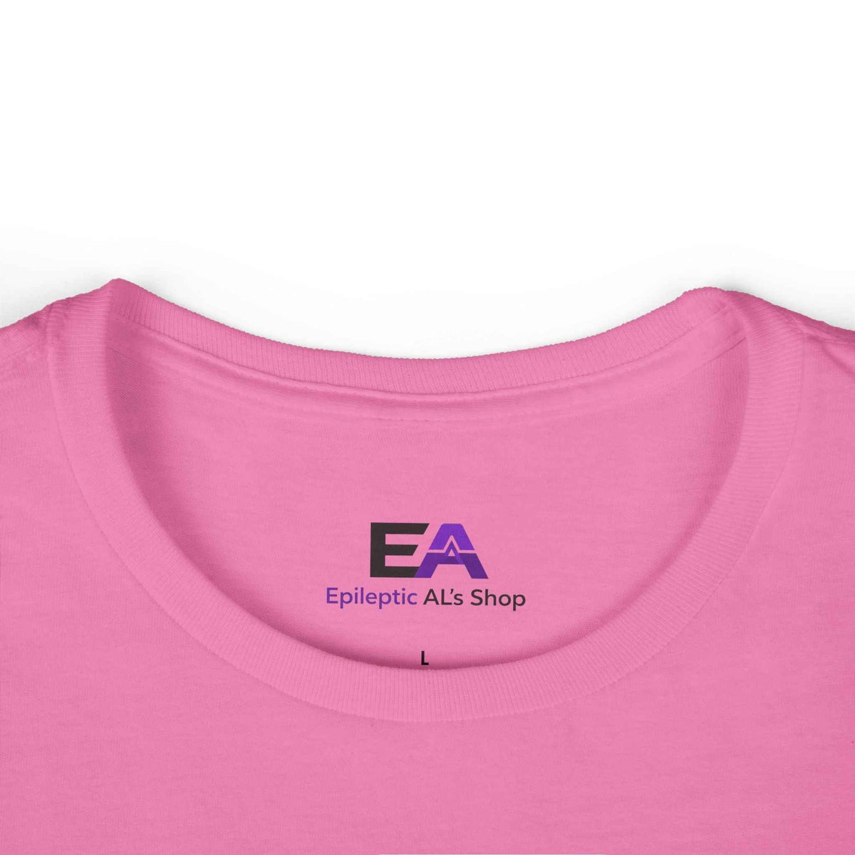 Glitch Halo Women’s Epilepsy Awareness T-Shirt – Purple Ribbon Awareness Tee - Clothing, Women, T-Shirts - EpiAl's Shop