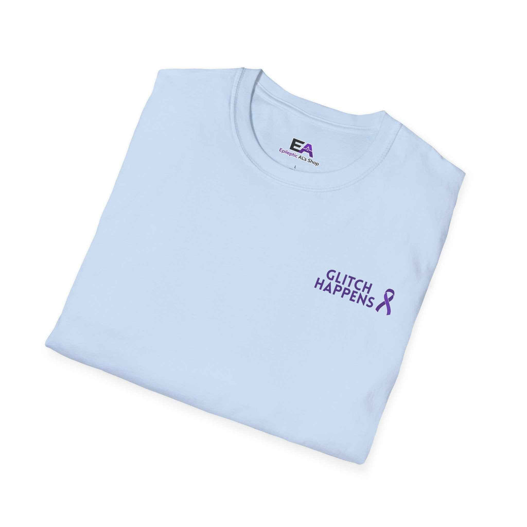 Glitch Happens Tee – Minimalist Seizure First Aid Shirt - Clothing, Unisex, T-Shirts - EpiAl's Shop