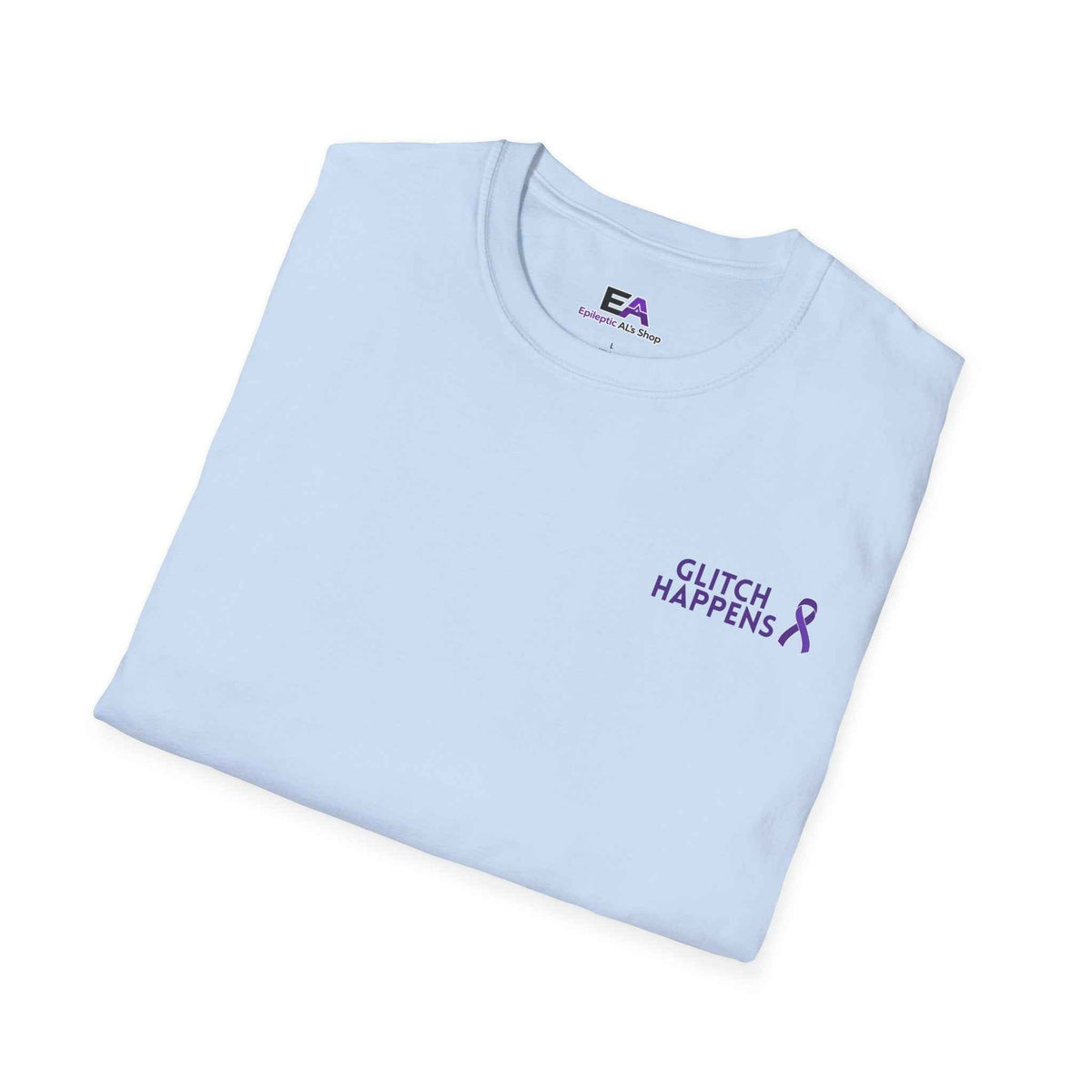 Glitch Happens Tee – Minimalist Seizure First Aid Shirt - Clothing, Unisex, T-Shirts - EpiAl's Shop