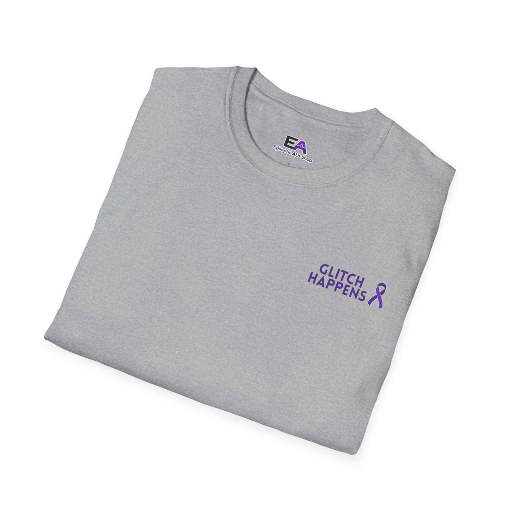 Glitch Happens Tee – Minimalist Seizure First Aid Shirt - Clothing, Unisex, T-Shirts - EpiAl's Shop
